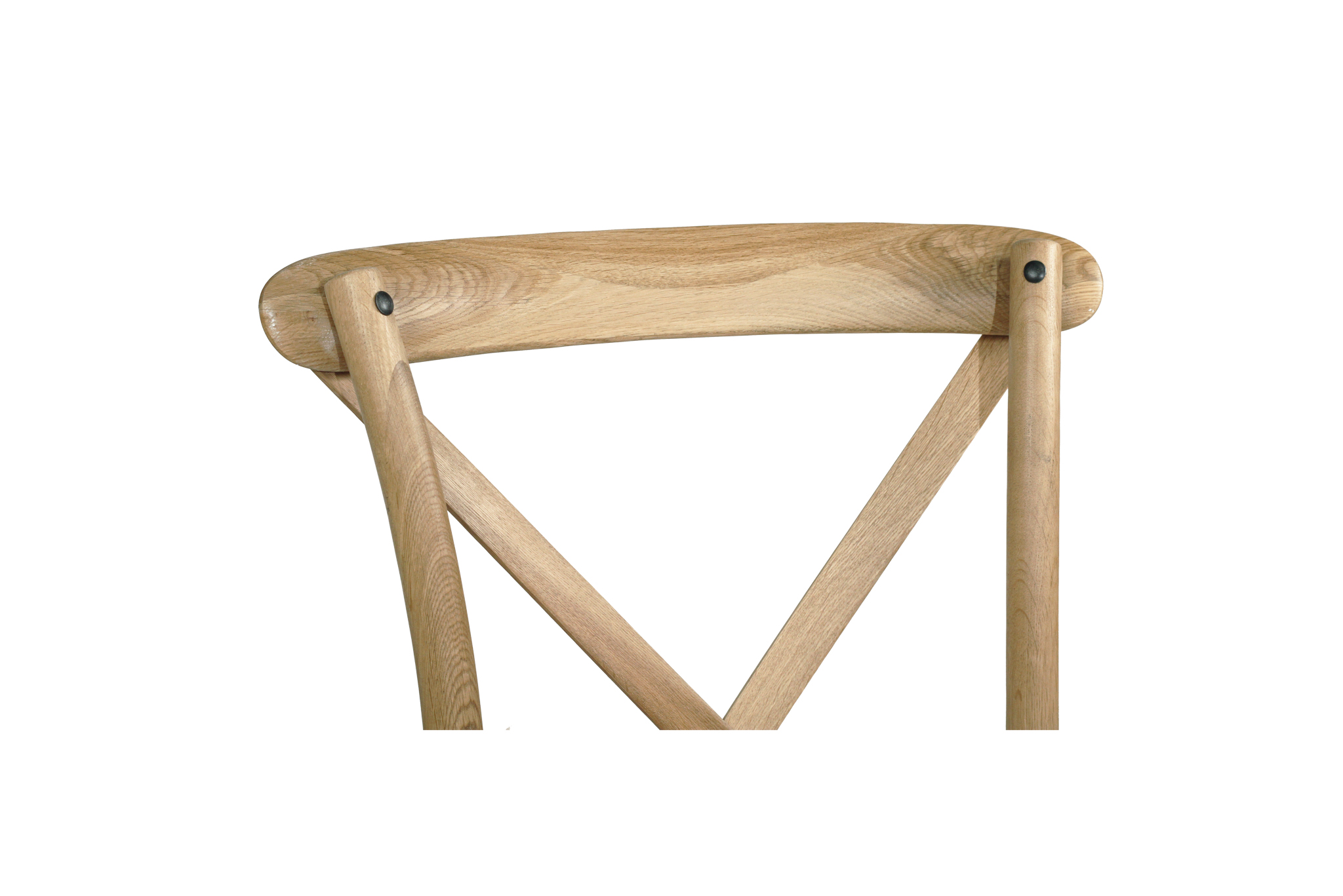 Stackable Provincial Cross Back Chair - Natural Oak - Image 9