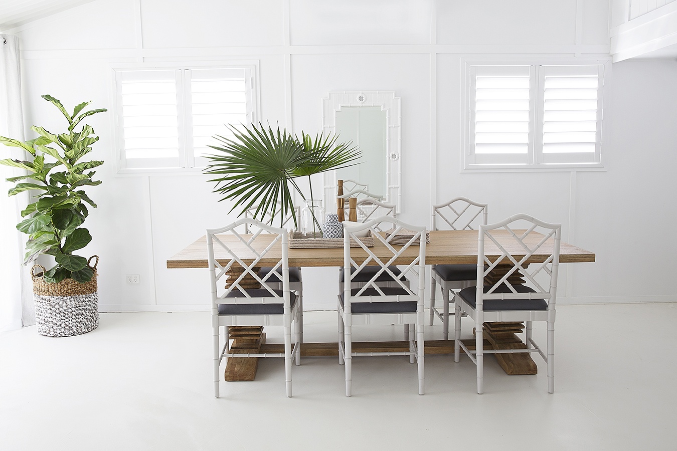 Newport Rectangular Pedestal Table