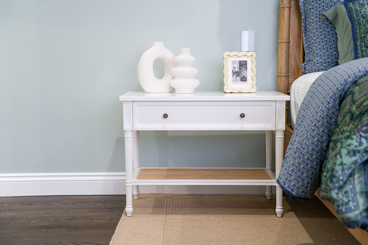 Hamilton Cane Nightstand / Bedside - White - Image 18
