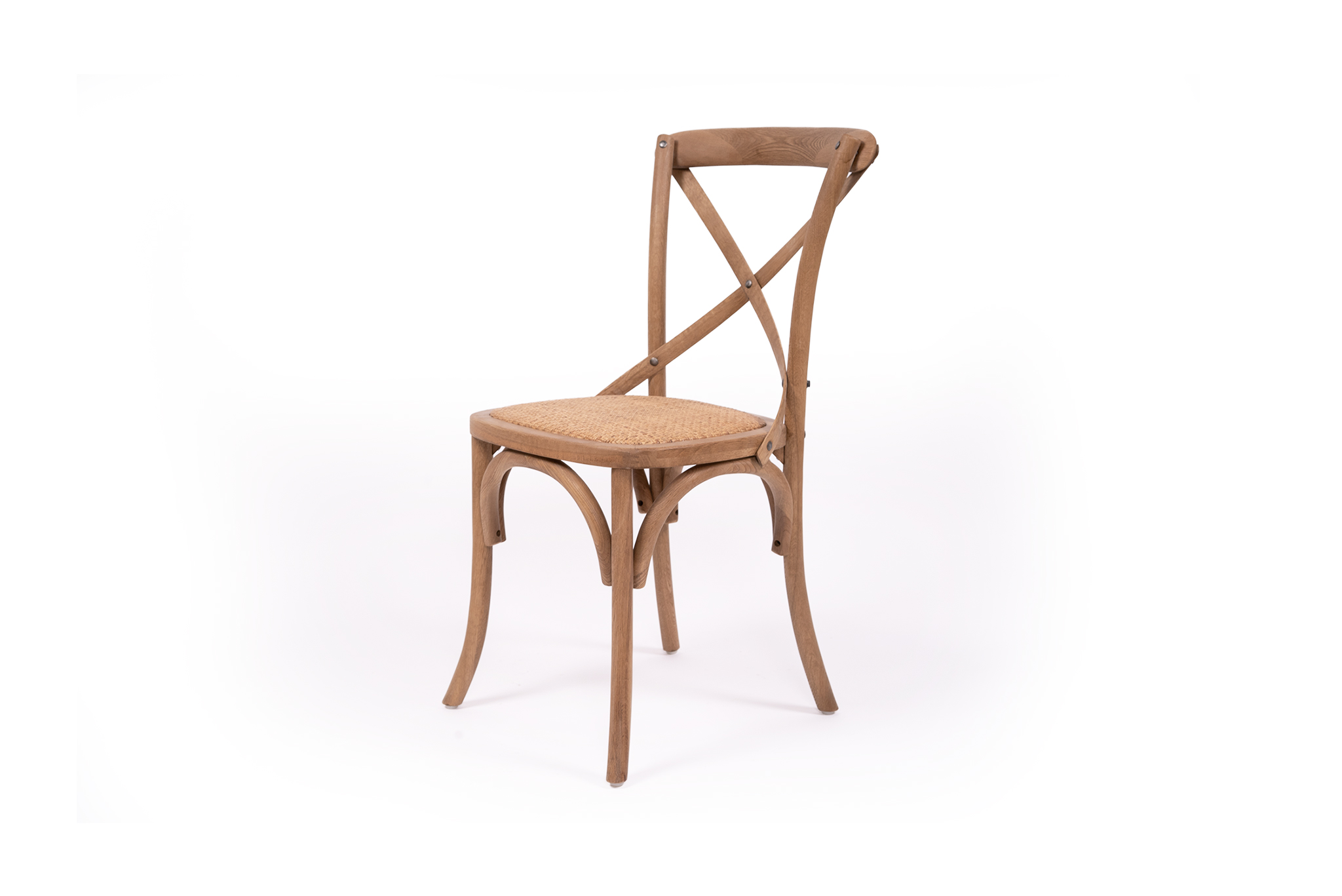 Cross Back Chair - Natural Oak - Image 2