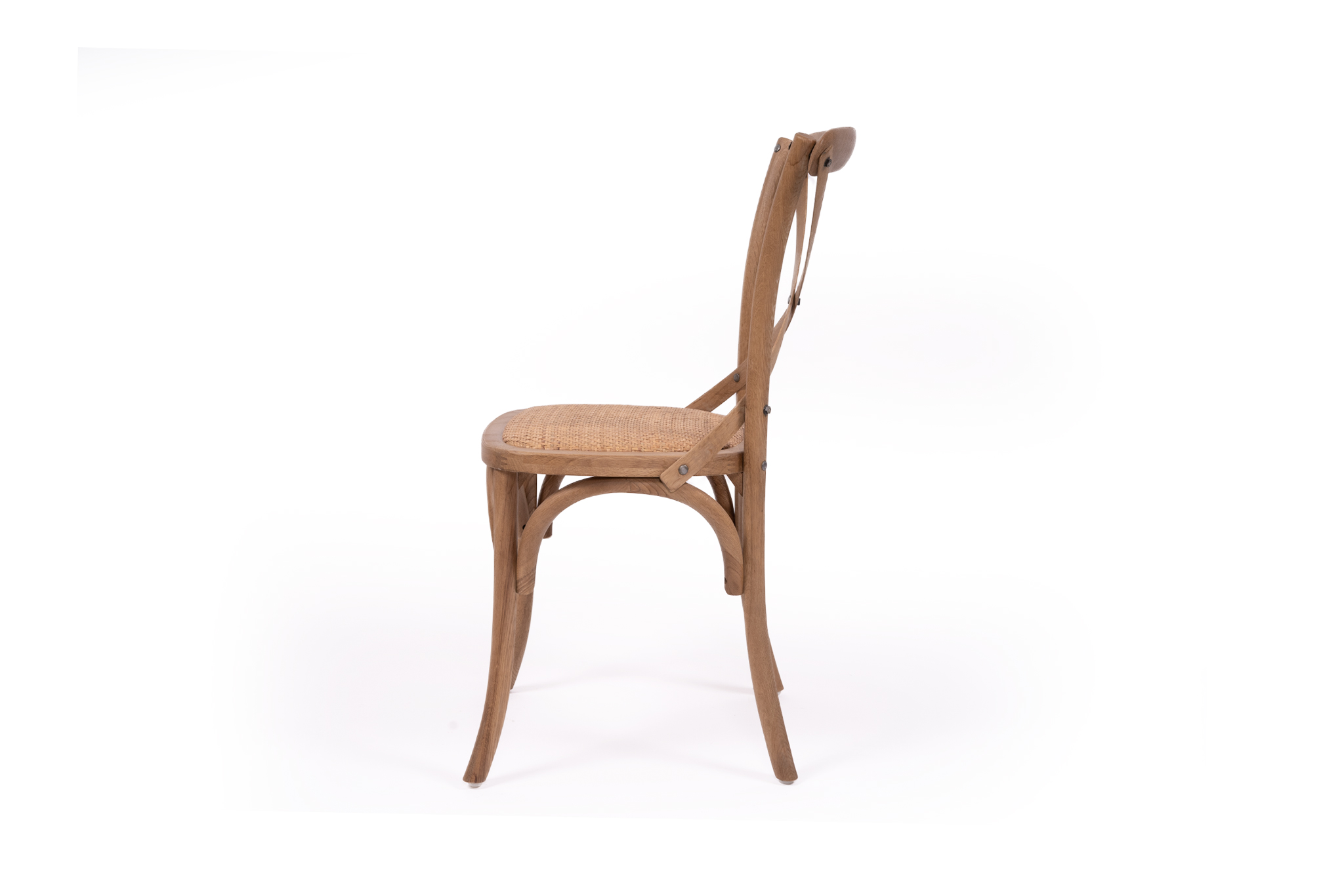 Cross Back Chair - Natural Oak - Image 3