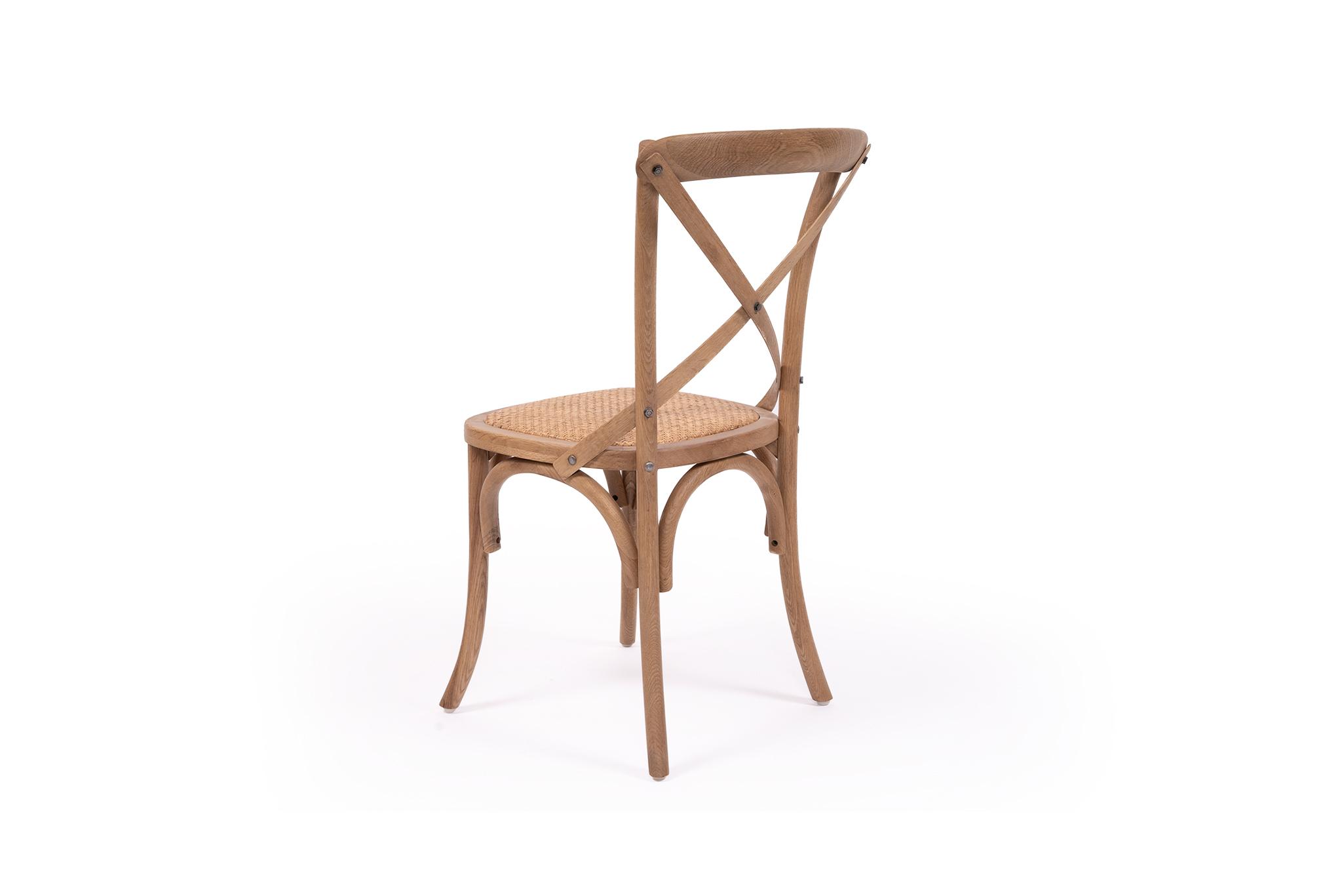 Cross Back Chair - Natural Oak - Image 4