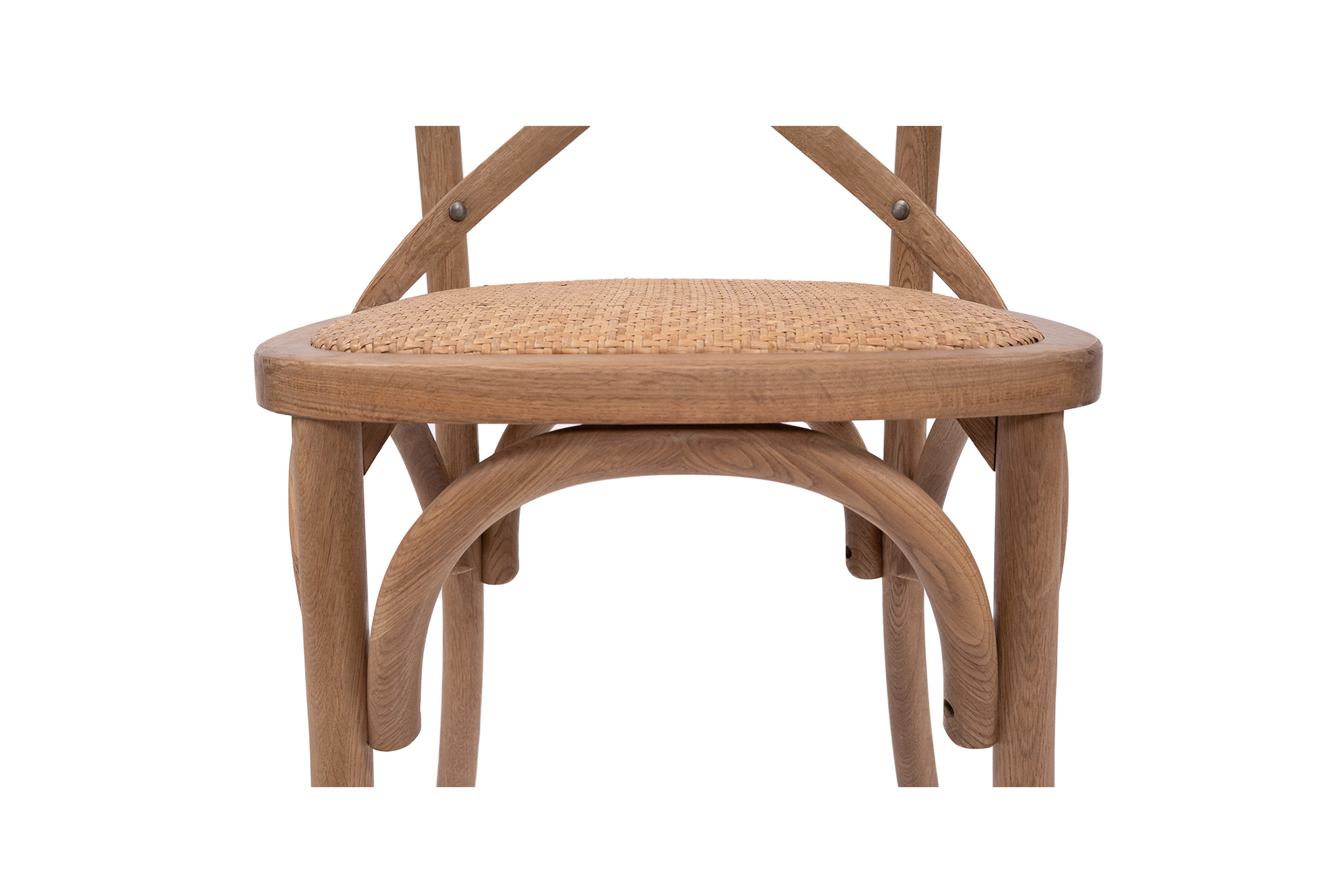 Cross Back Chair - Natural Oak - Image 7
