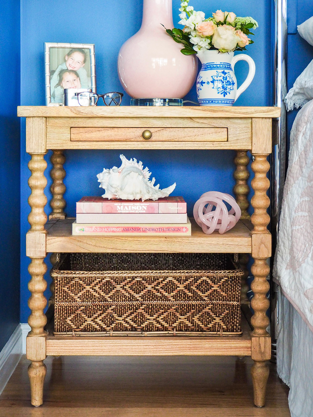 Stradbroke Bobbin Bedside Table - Image 13