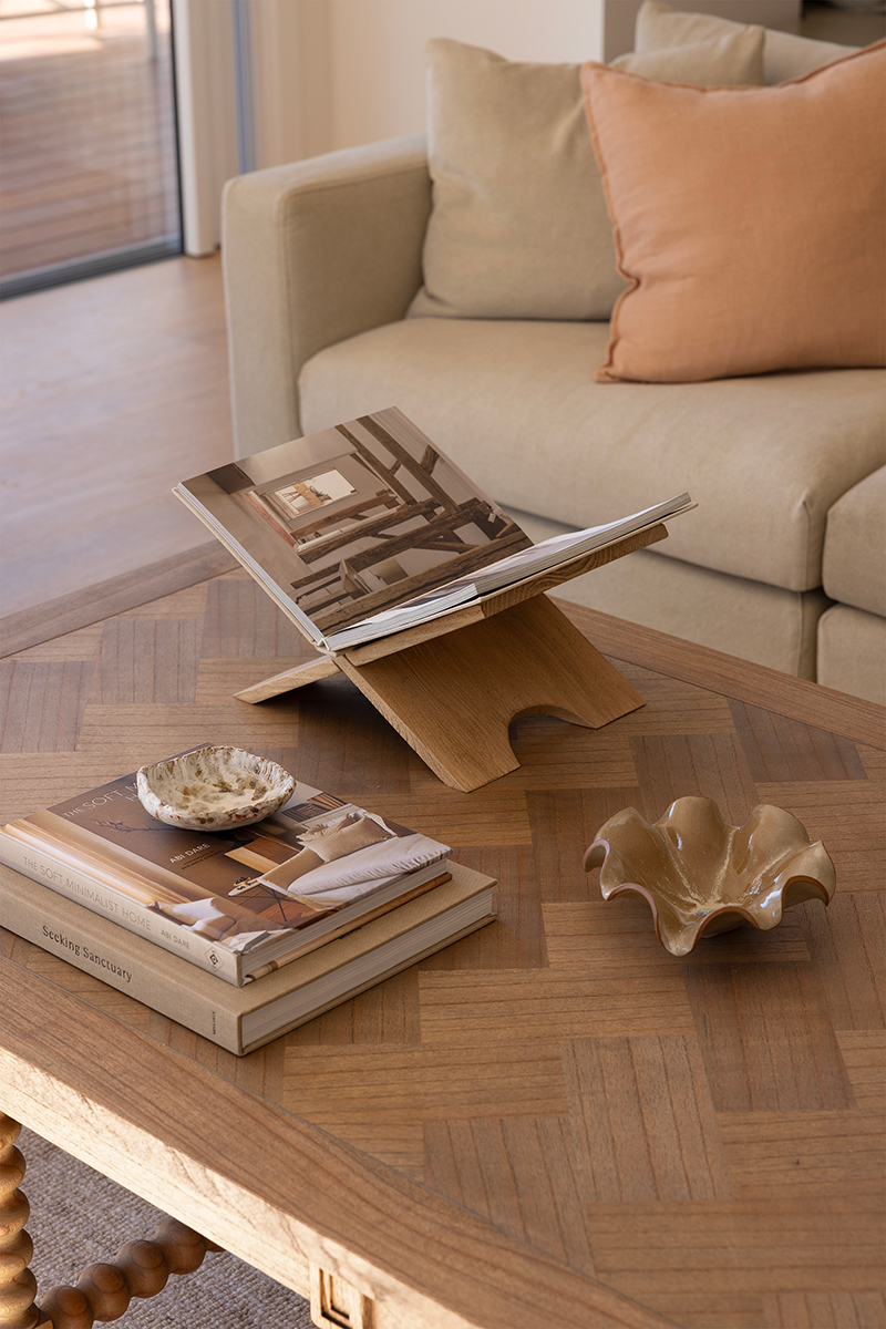 Stradbroke Bobbin Coffee Table - Herringbone Top - Image 14