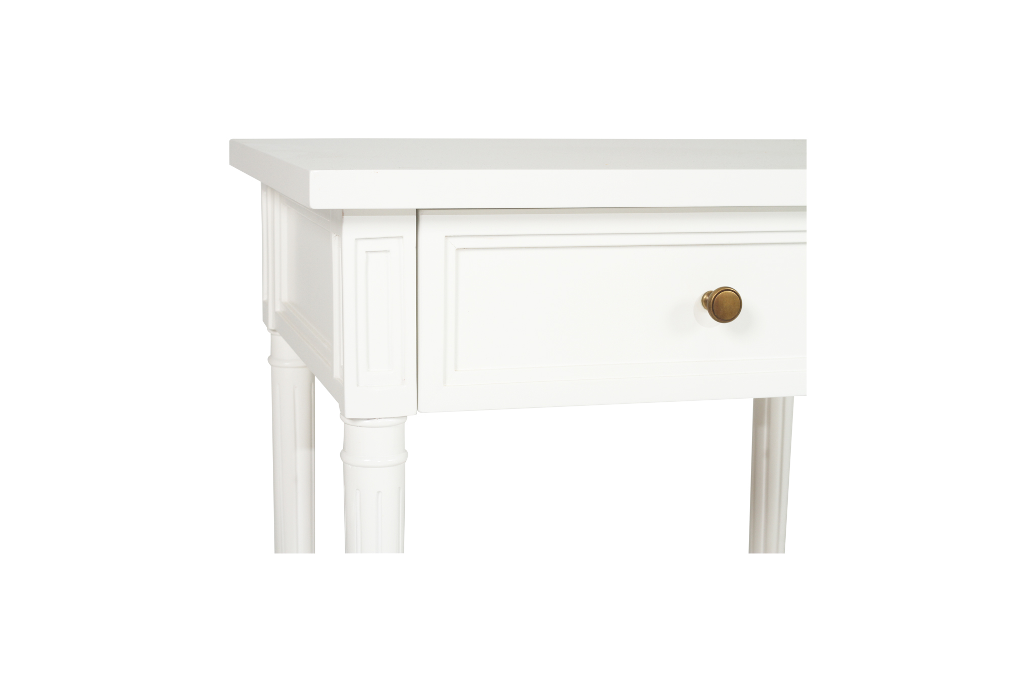 Hamilton Cane Bedside Table - White - Image 8