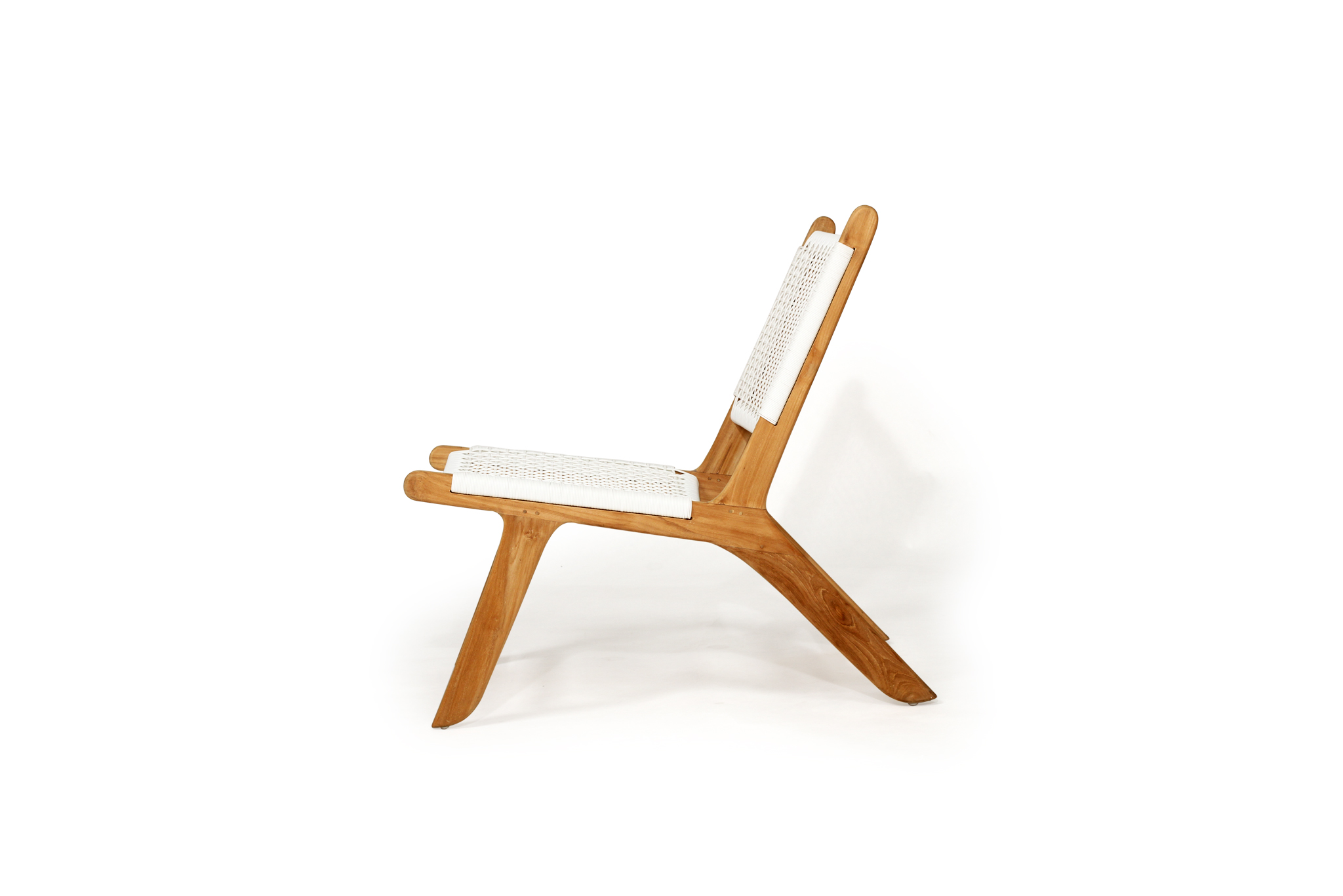 Zen Lazy Chair - White - Image 4