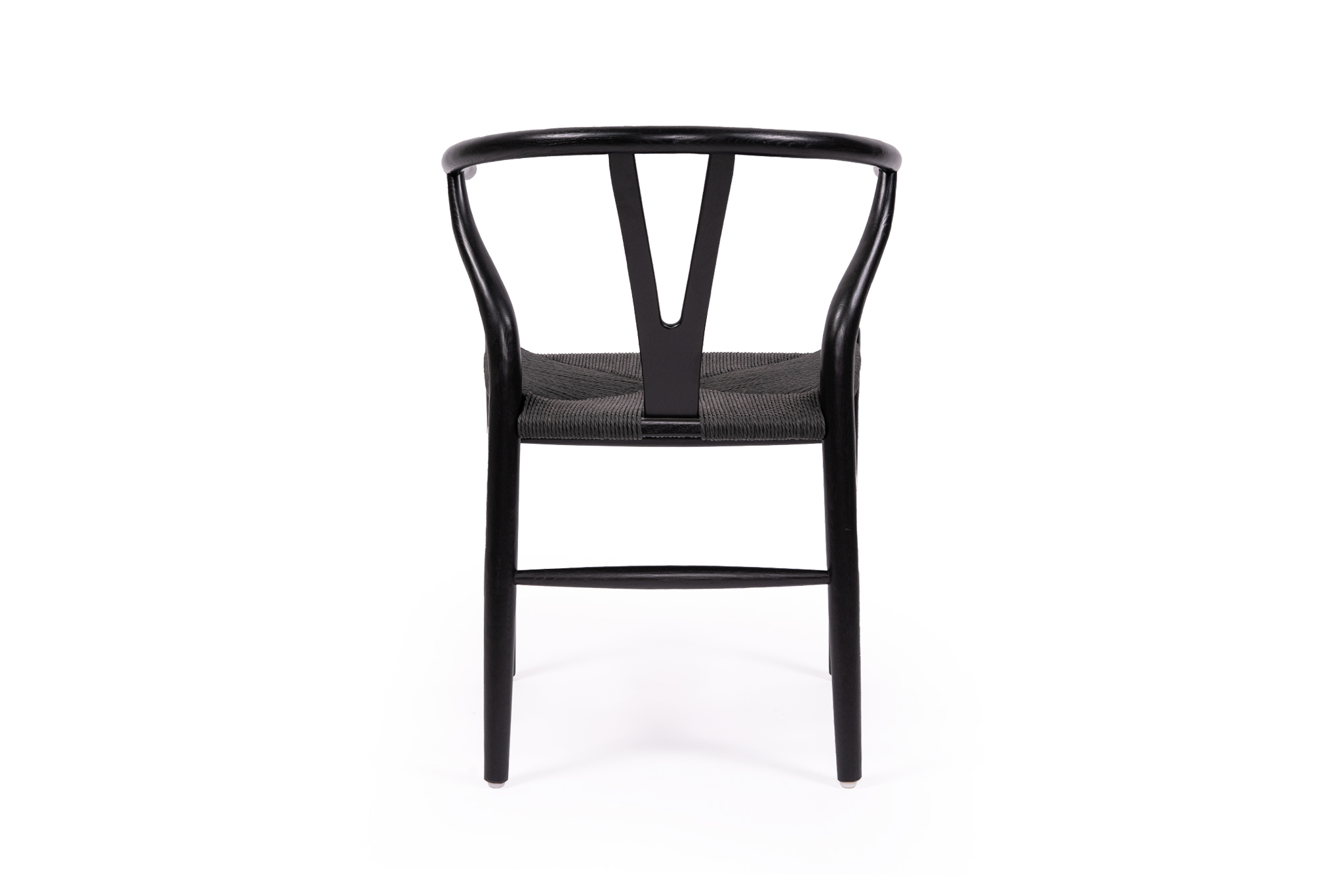Wishbone Designer Replica Chair - Black on Black - Image 5