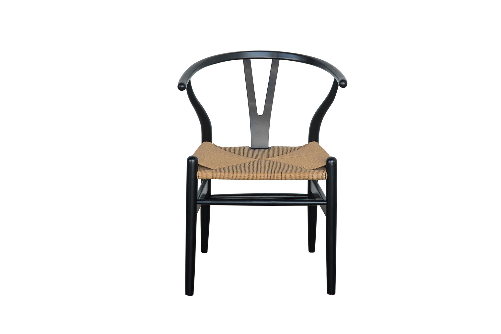Wishbone Designer Replica Chair - Black Frame