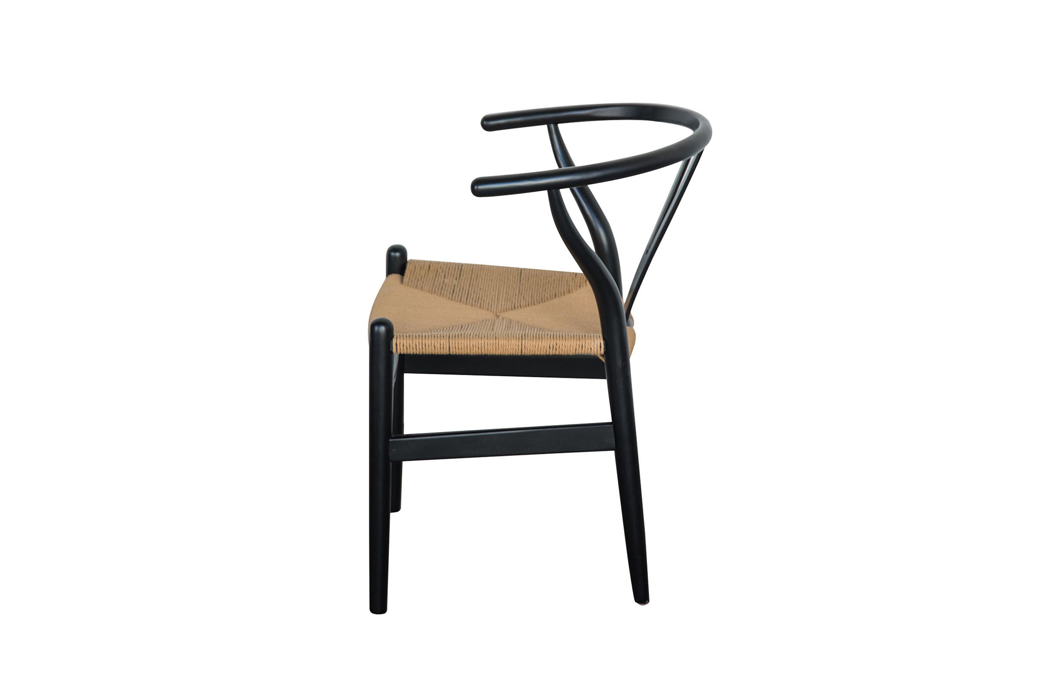 Wishbone Designer Replica Chair - Black Frame - Image 5