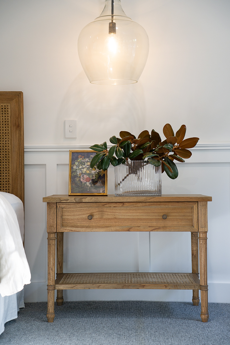 Hamilton Nightstand / Bedside - Weathered Oak - 91cm - Image 14