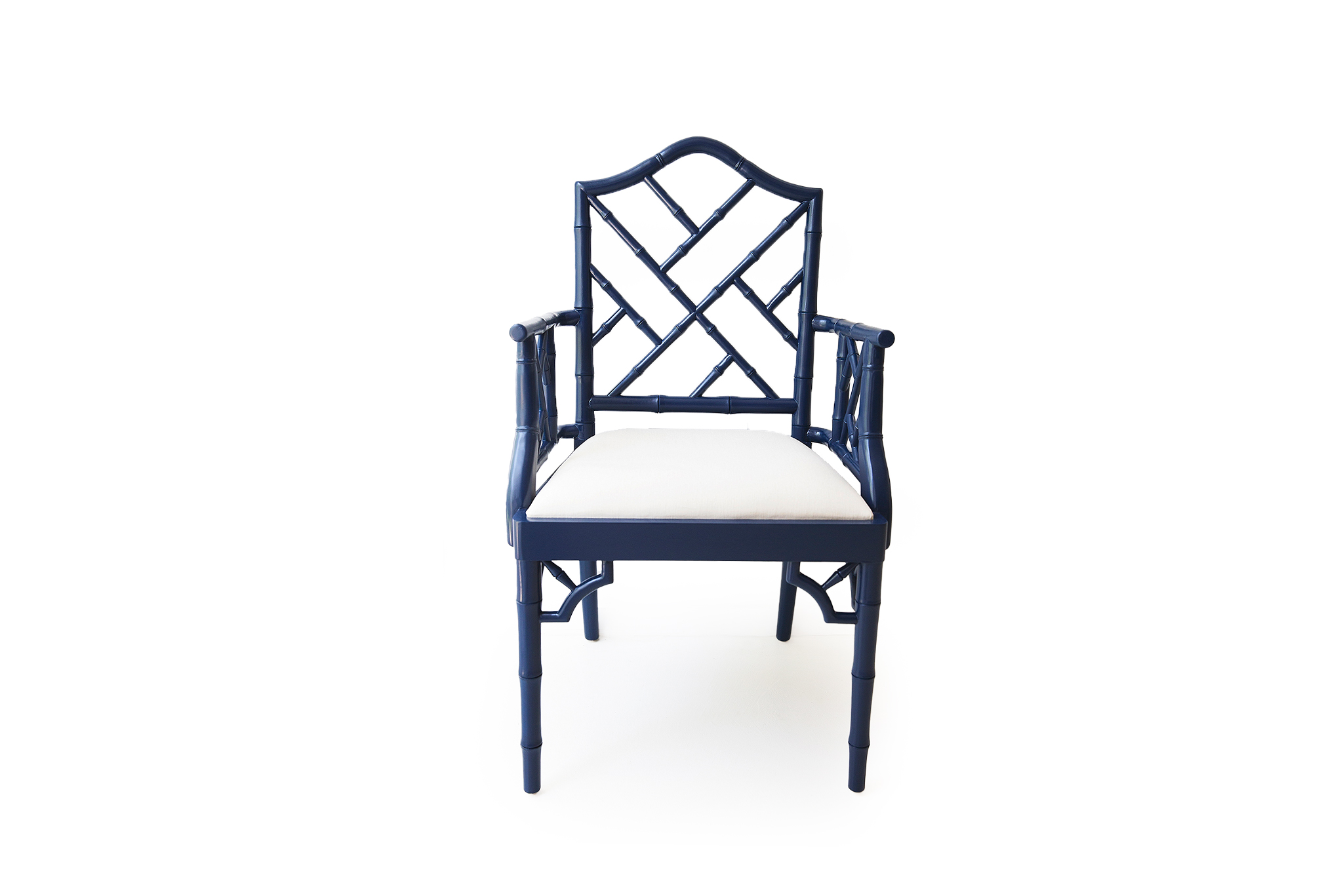 Chippendale Armchair - Navy