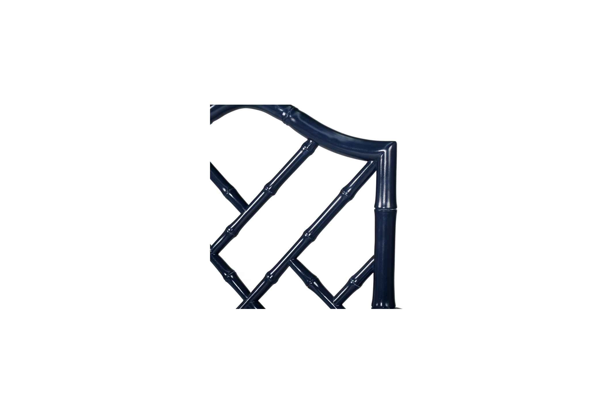 Chippendale Armchair - Navy - Image 7