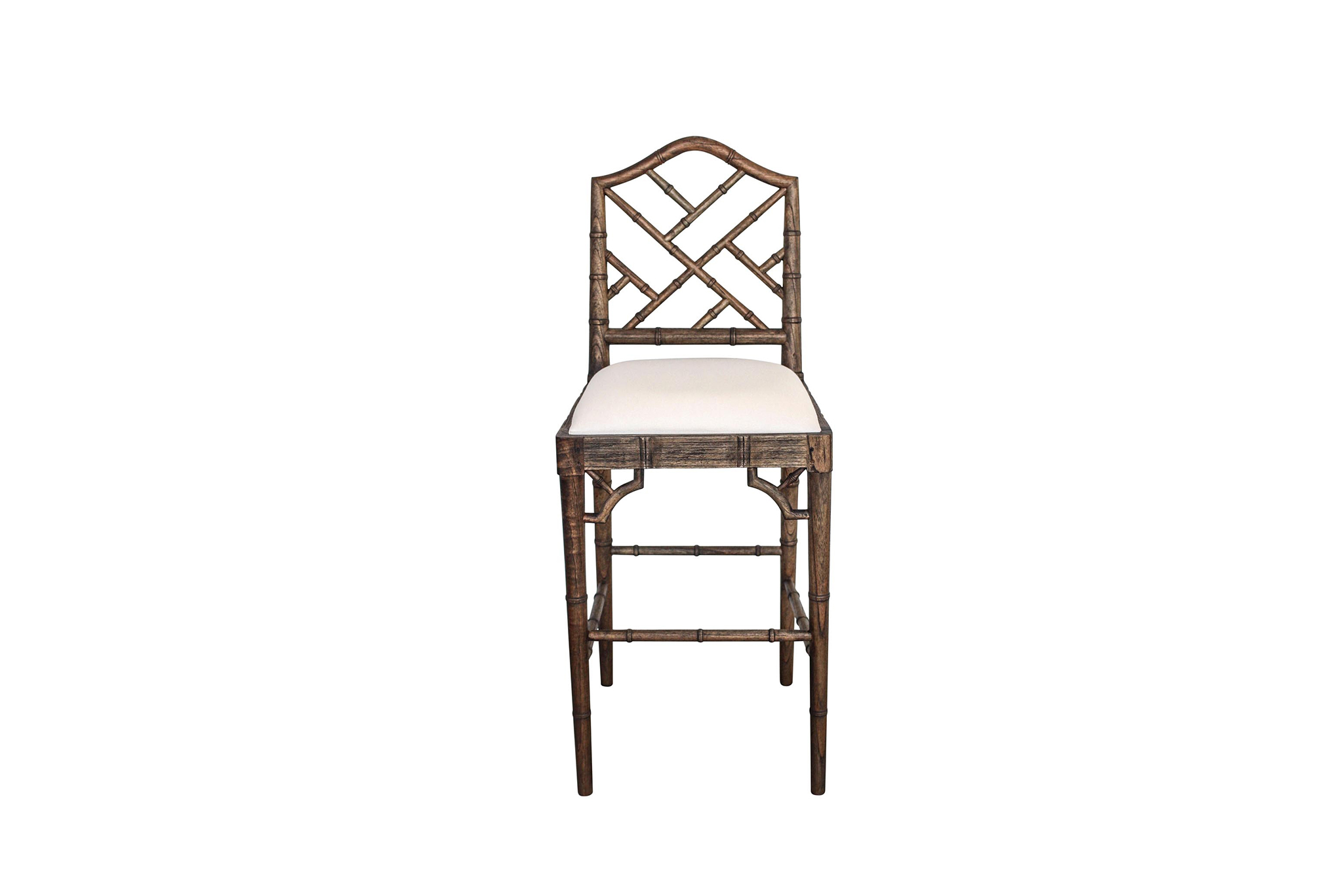 Chippendale Counter Stool - Dark Oak