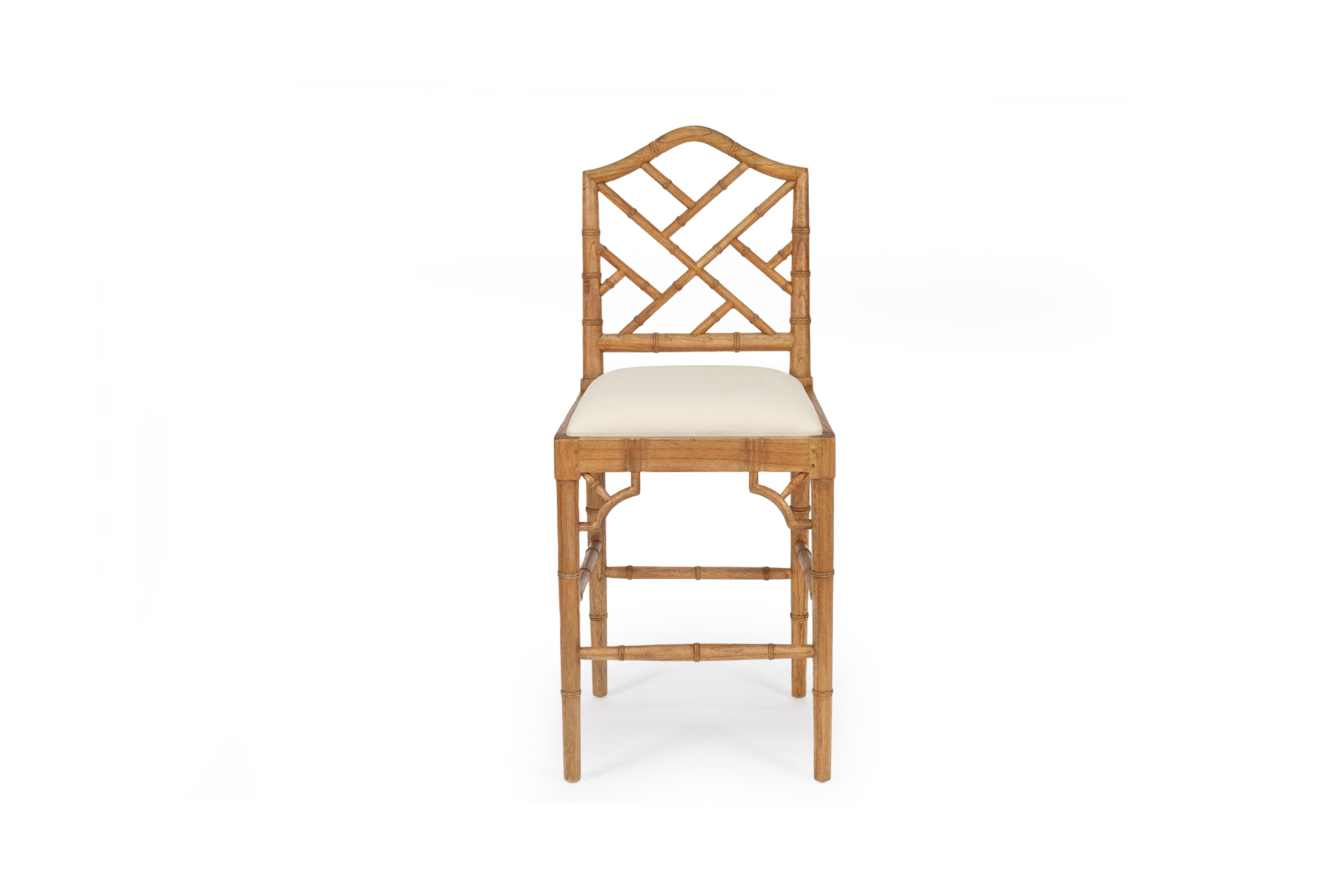 Chippendale Counter Stool - Weathered Oak - Image 6