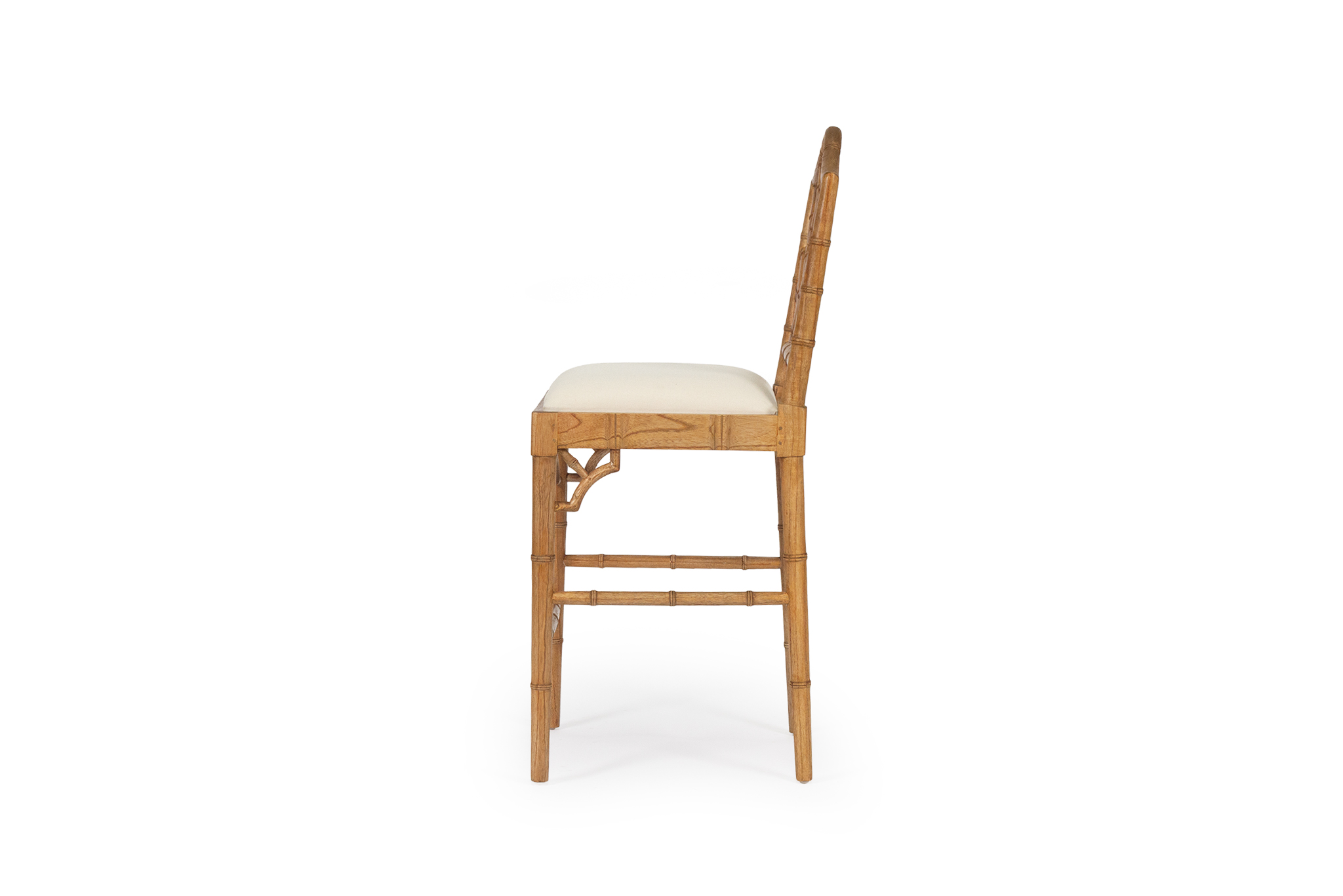 Chippendale Counter Stool - Weathered Oak - Image 3