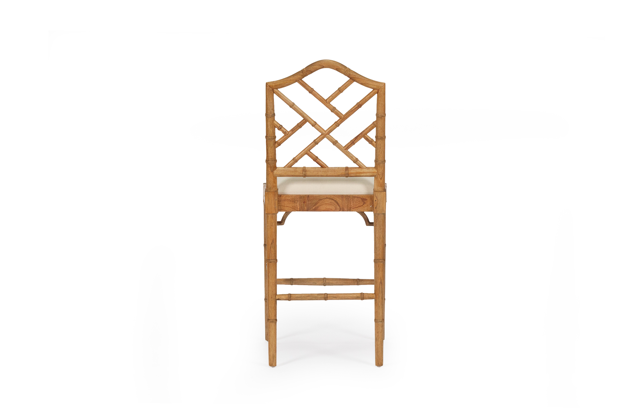 Chippendale Counter Stool - Weathered Oak - Image 5