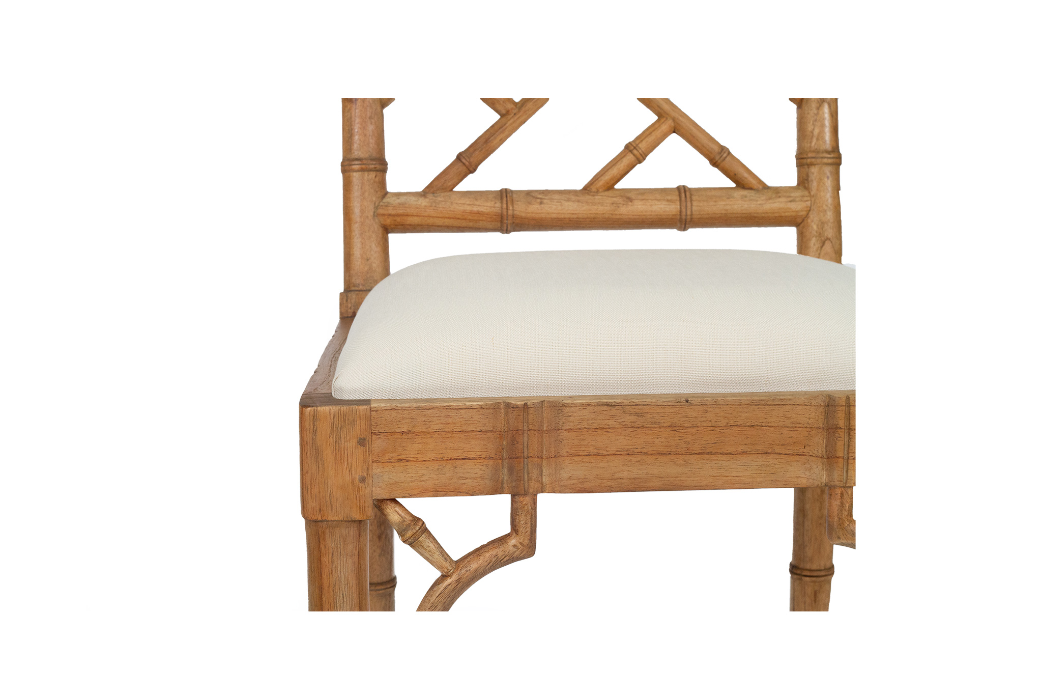 Chippendale Counter Stool - Weathered Oak - Image 7