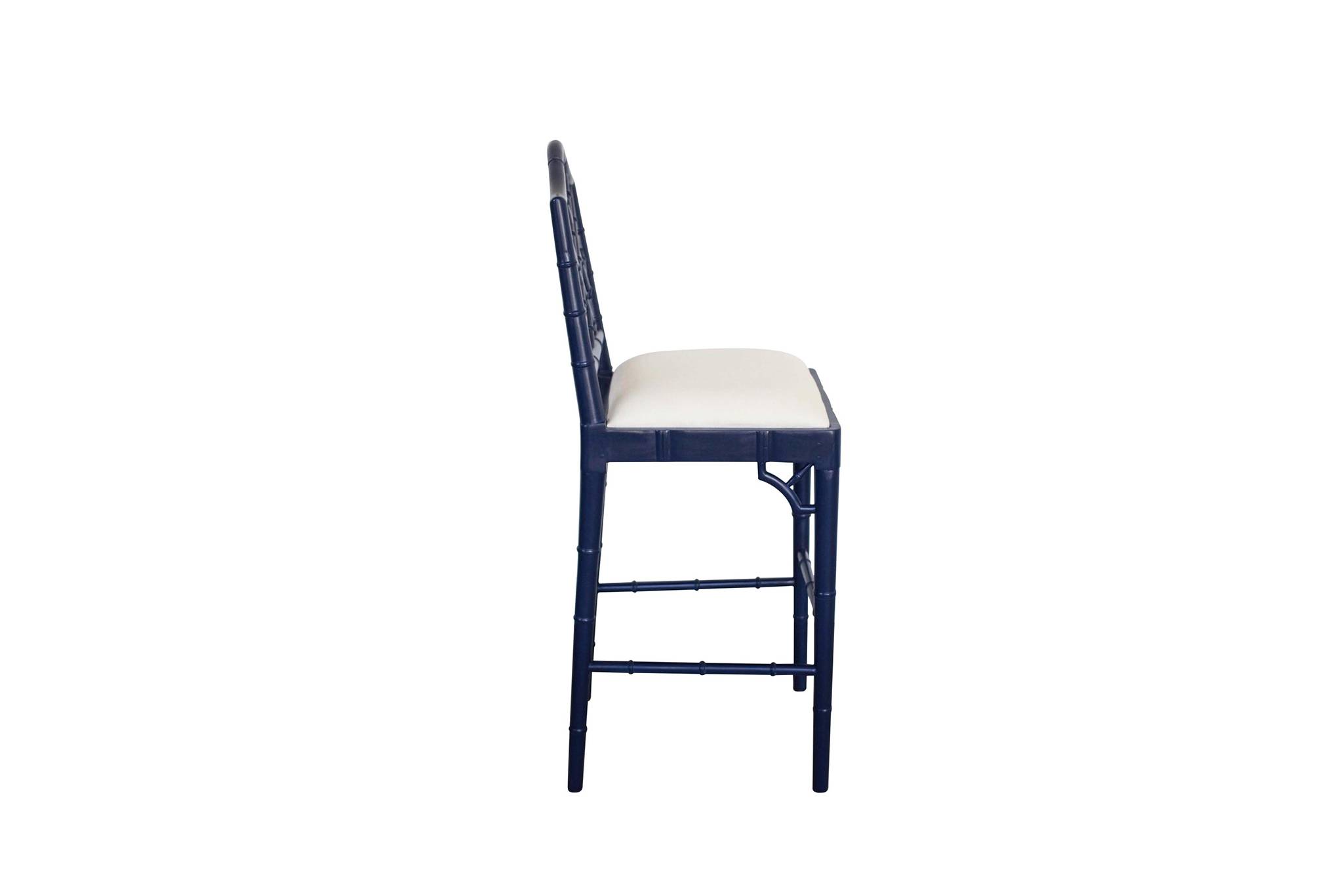 Chippendale Counter Stool - Navy - Image 2