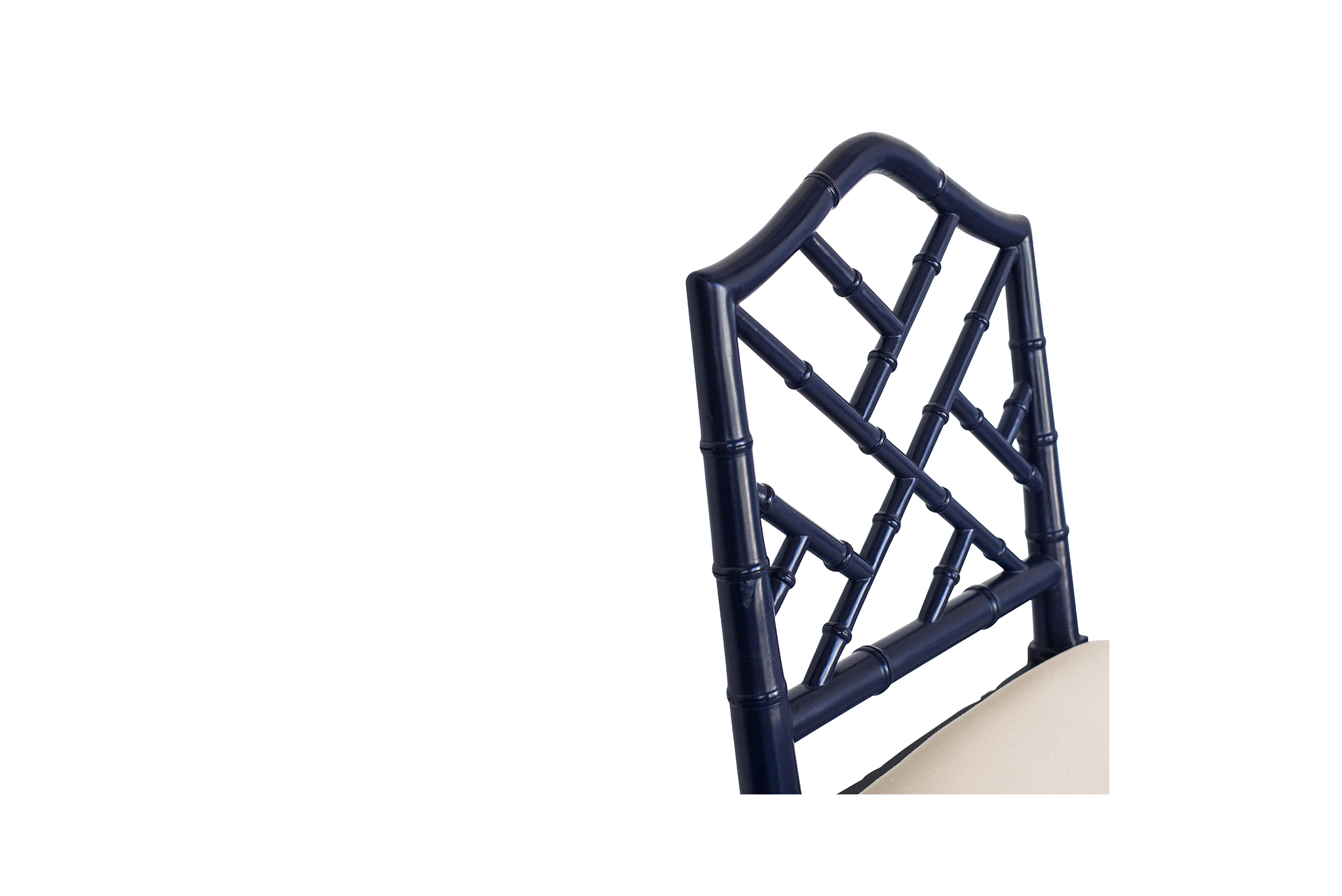 Chippendale Counter Stool - Navy - Image 4