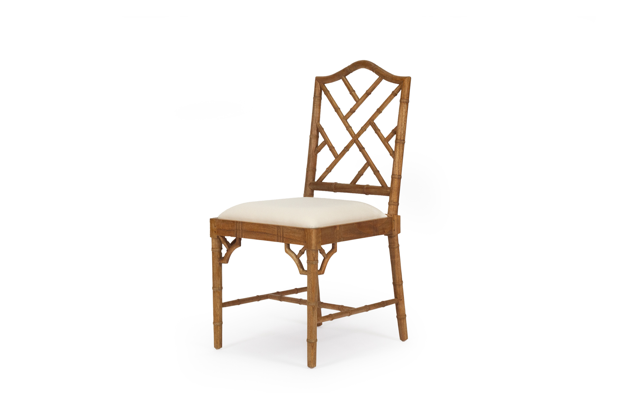 Chippendale Dining Chair - Weathered Oak - Image 3
