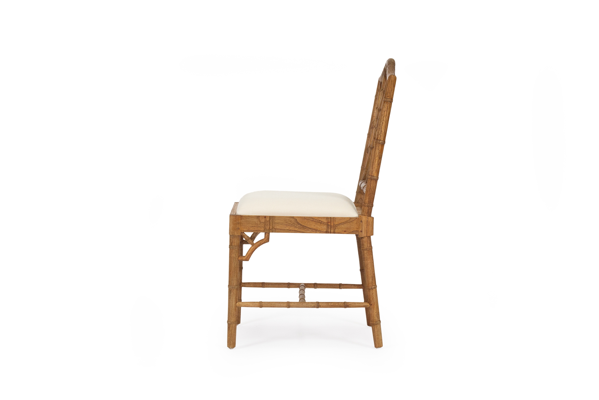 Chippendale Dining Chair - Weathered Oak - Image 4