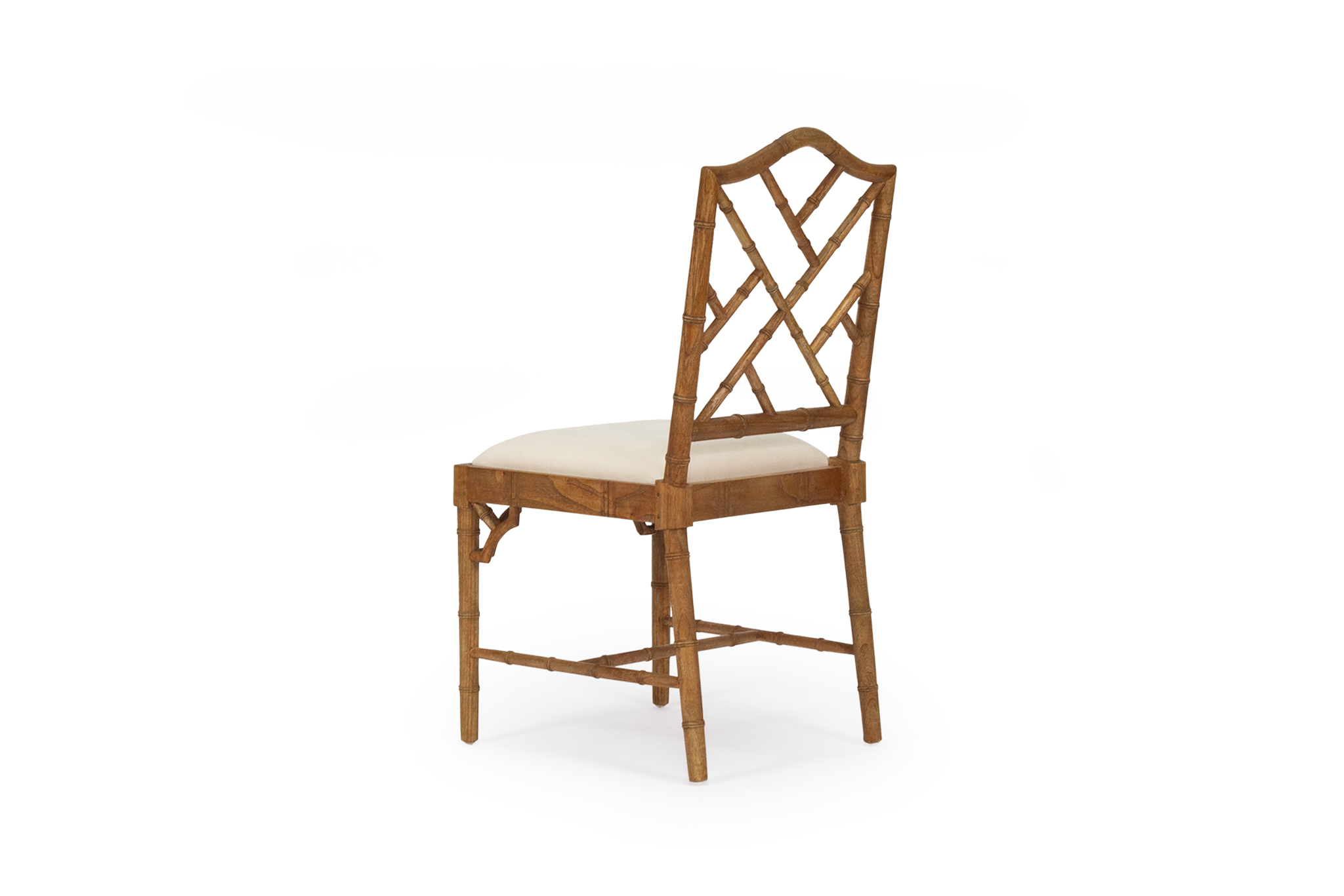 Chippendale Dining Chair - Weathered Oak - Image 5