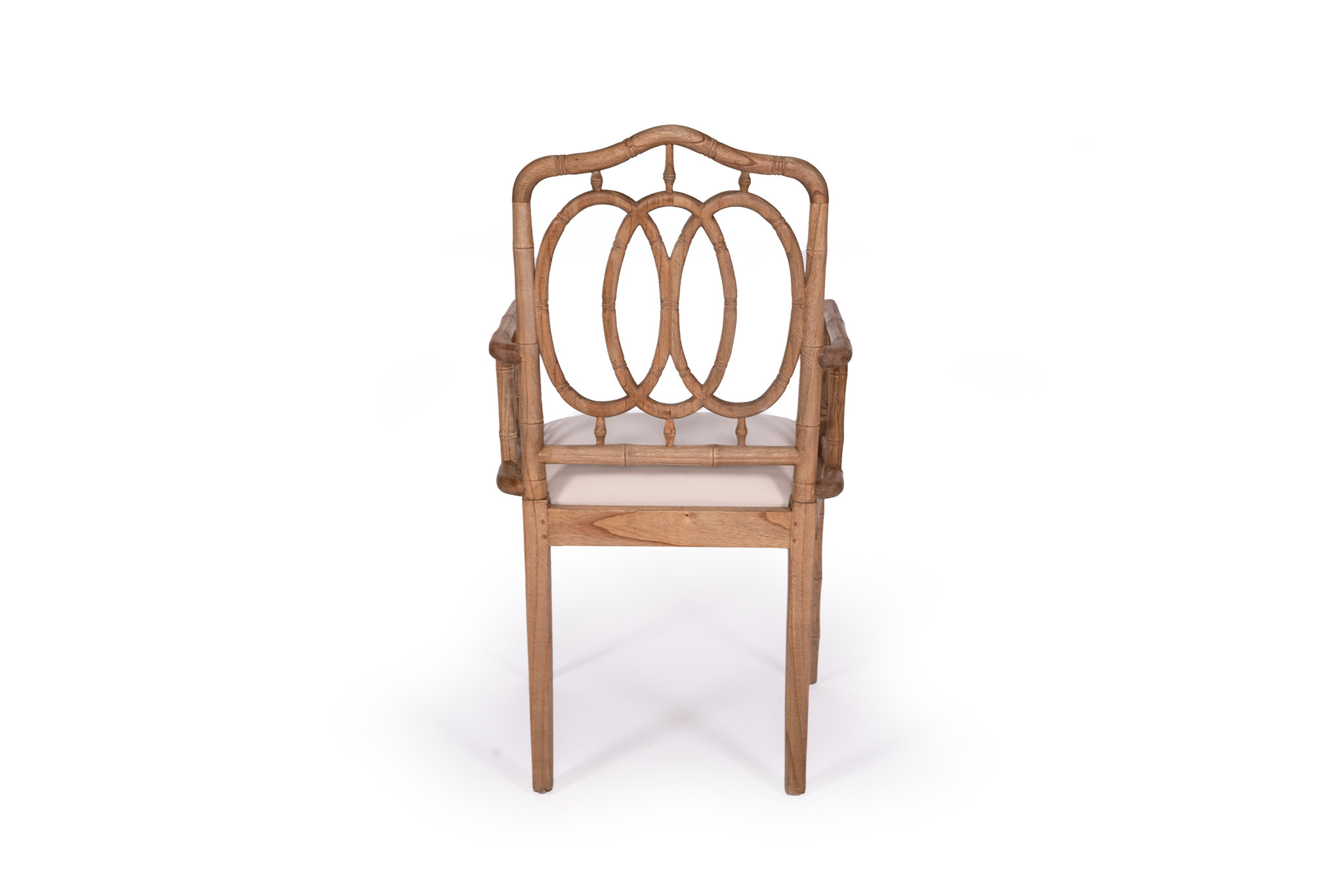Chippendale Ring Armchair - Weathered Oak - Image 4