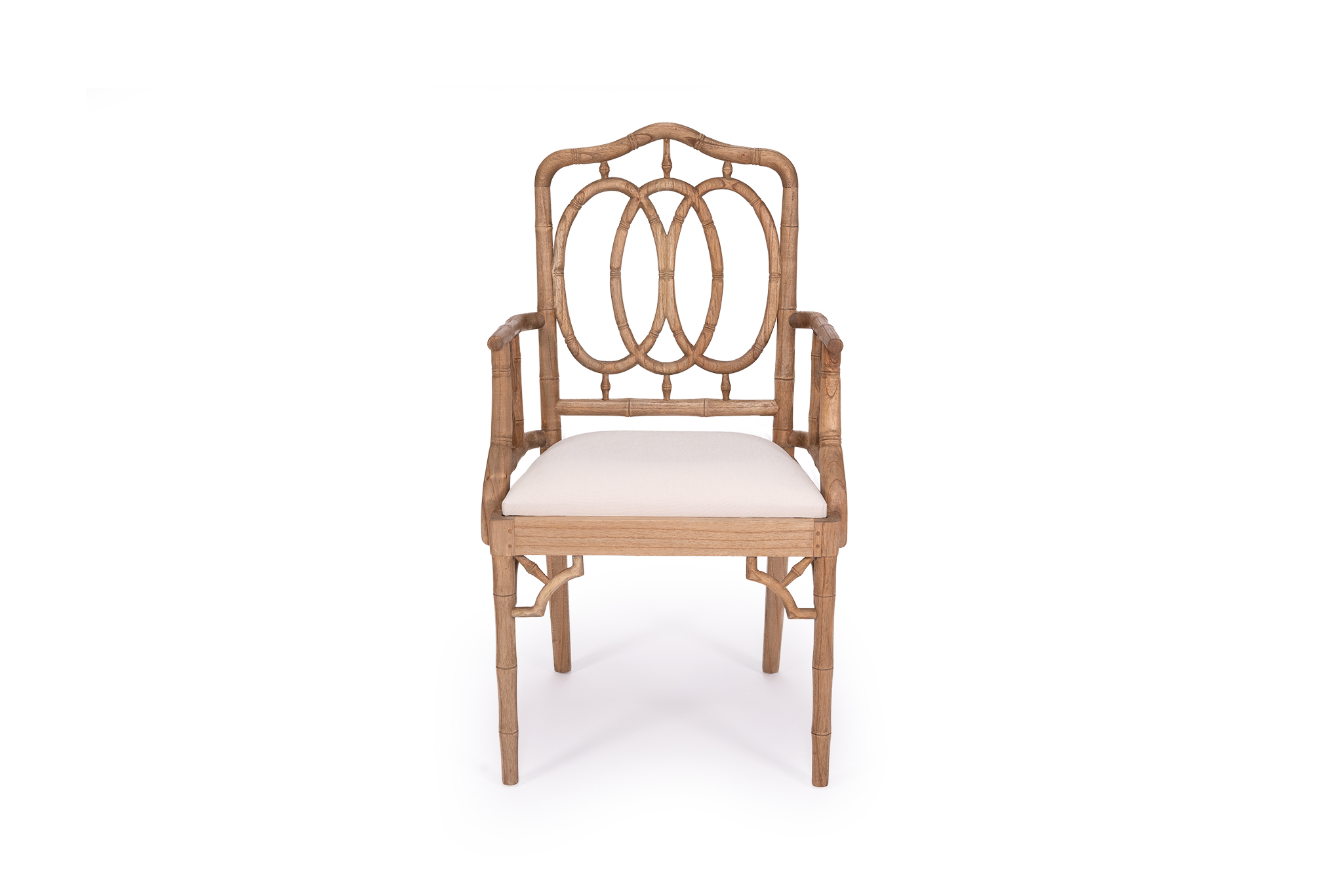Chippendale Ring Armchair - Weathered Oak