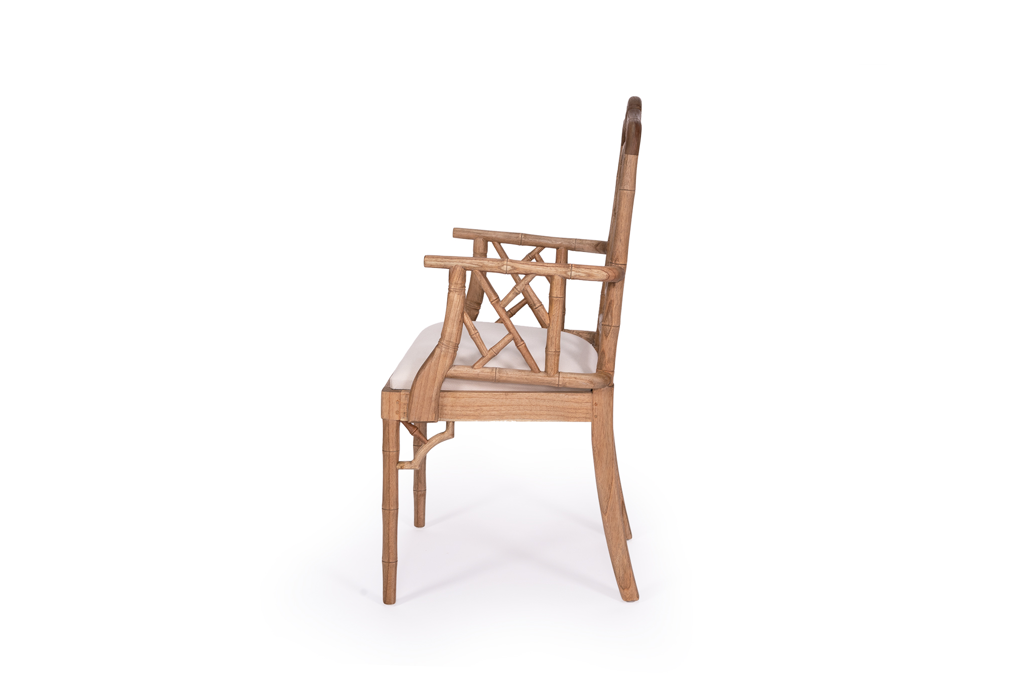 Chippendale Ring Armchair - Weathered Oak - Image 2