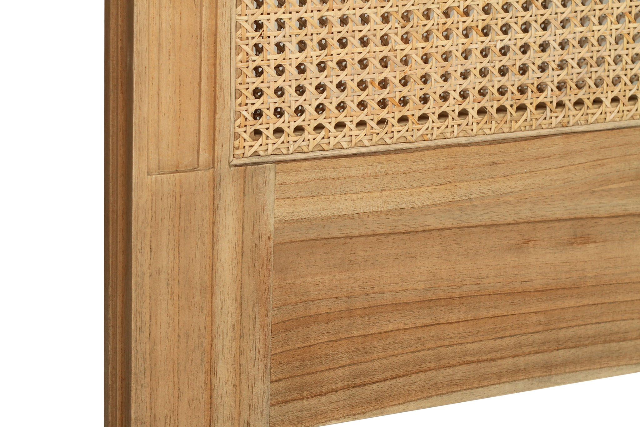 Hamilton Cane Bedhead - King Size - Weathered Oak - Image 4