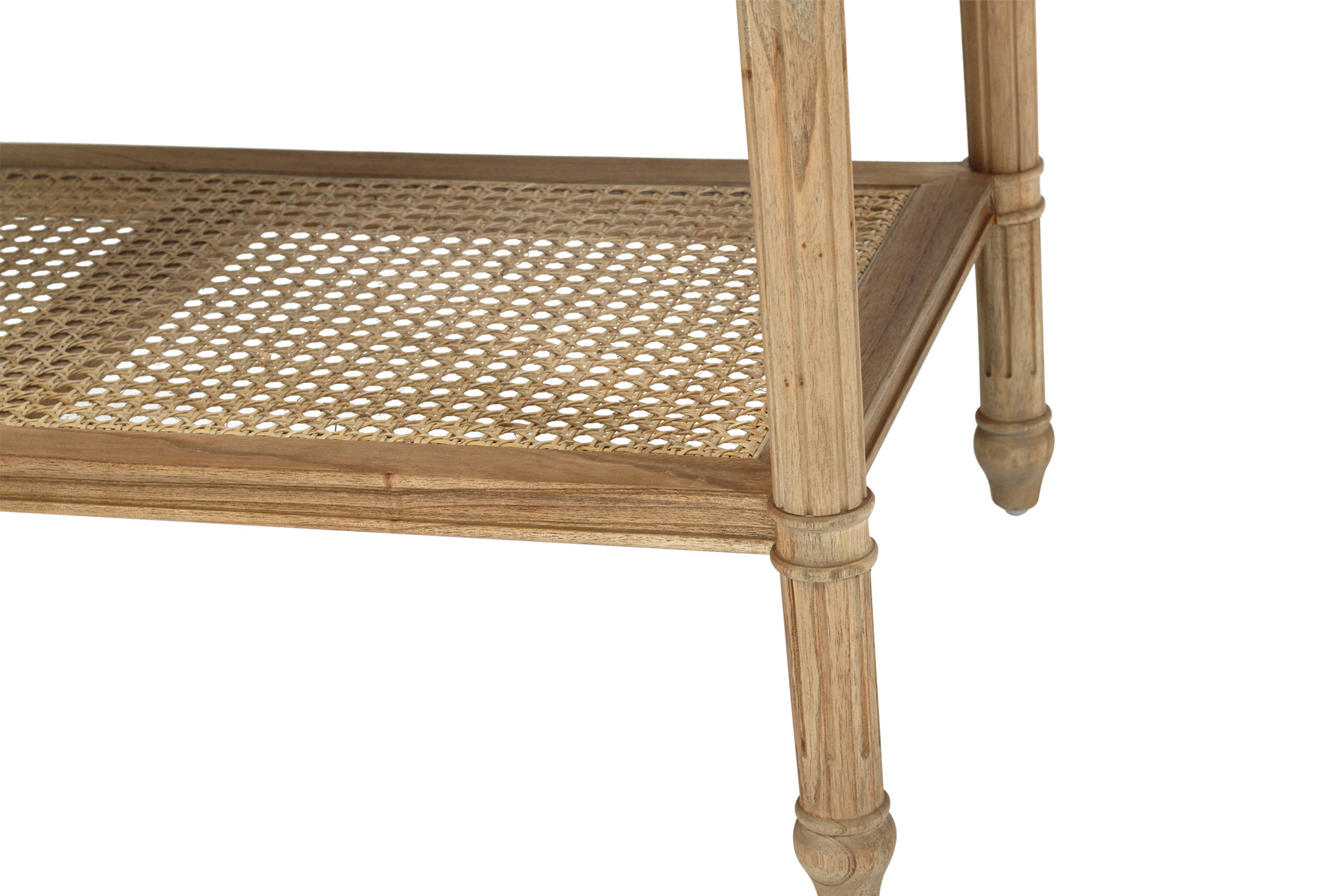 Hamilton Nightstand / Bedside - Weathered Oak - 91cm - Image 9
