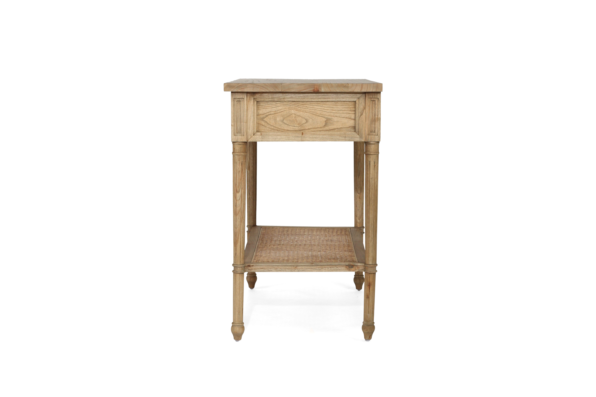 Hamilton Cane Console Table - Weathered Oak - 100cm - Image 4