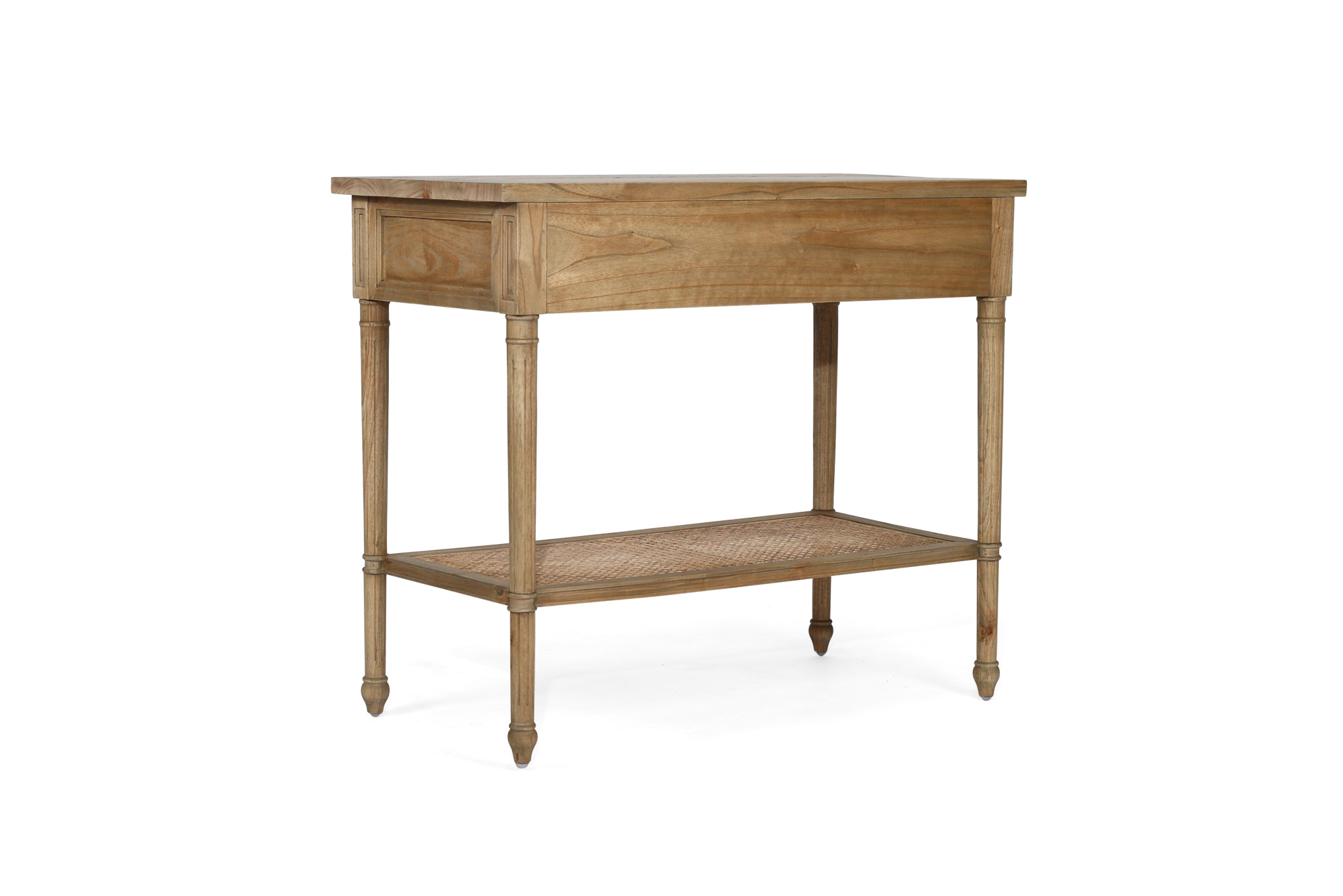 Hamilton Cane Console Table - Weathered Oak - 100cm - Image 5