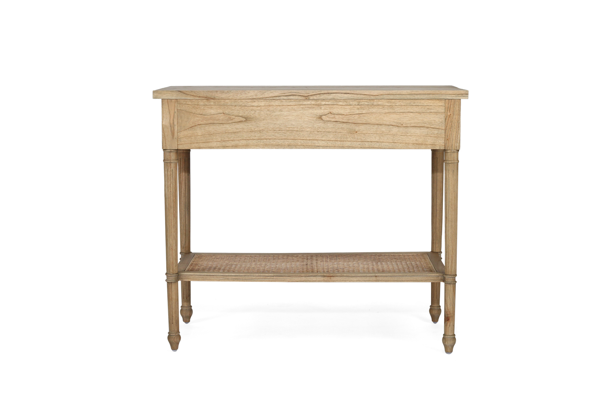 Hamilton Cane Console Table - Weathered Oak - 100cm - Image 6