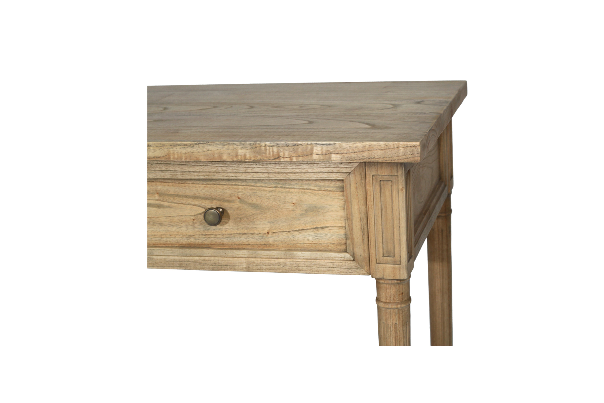 Hamilton Cane Console Table - Weathered Oak - 100cm - Image 7
