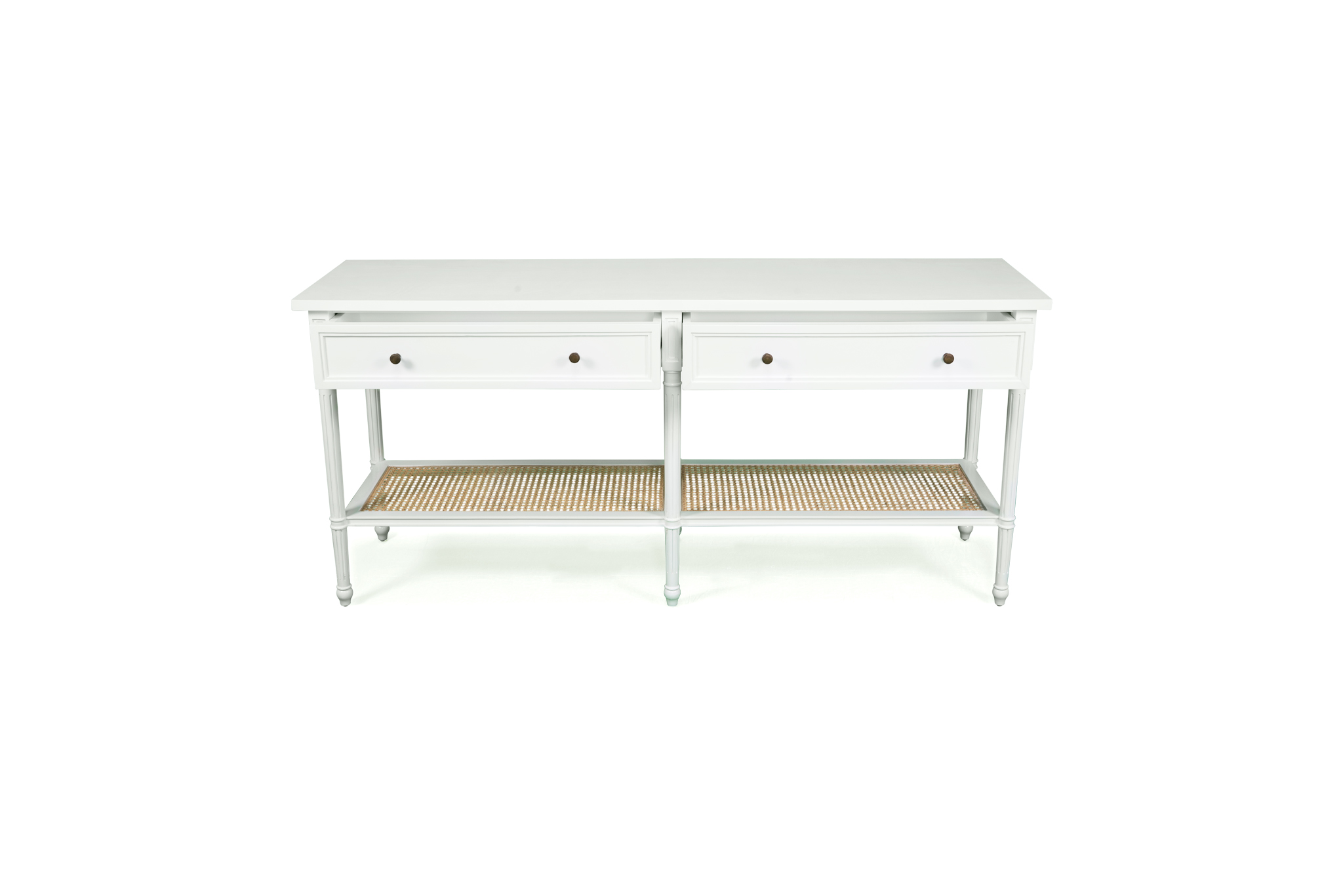 Hamilton Wide Console Table - White - 185cm - Image 4