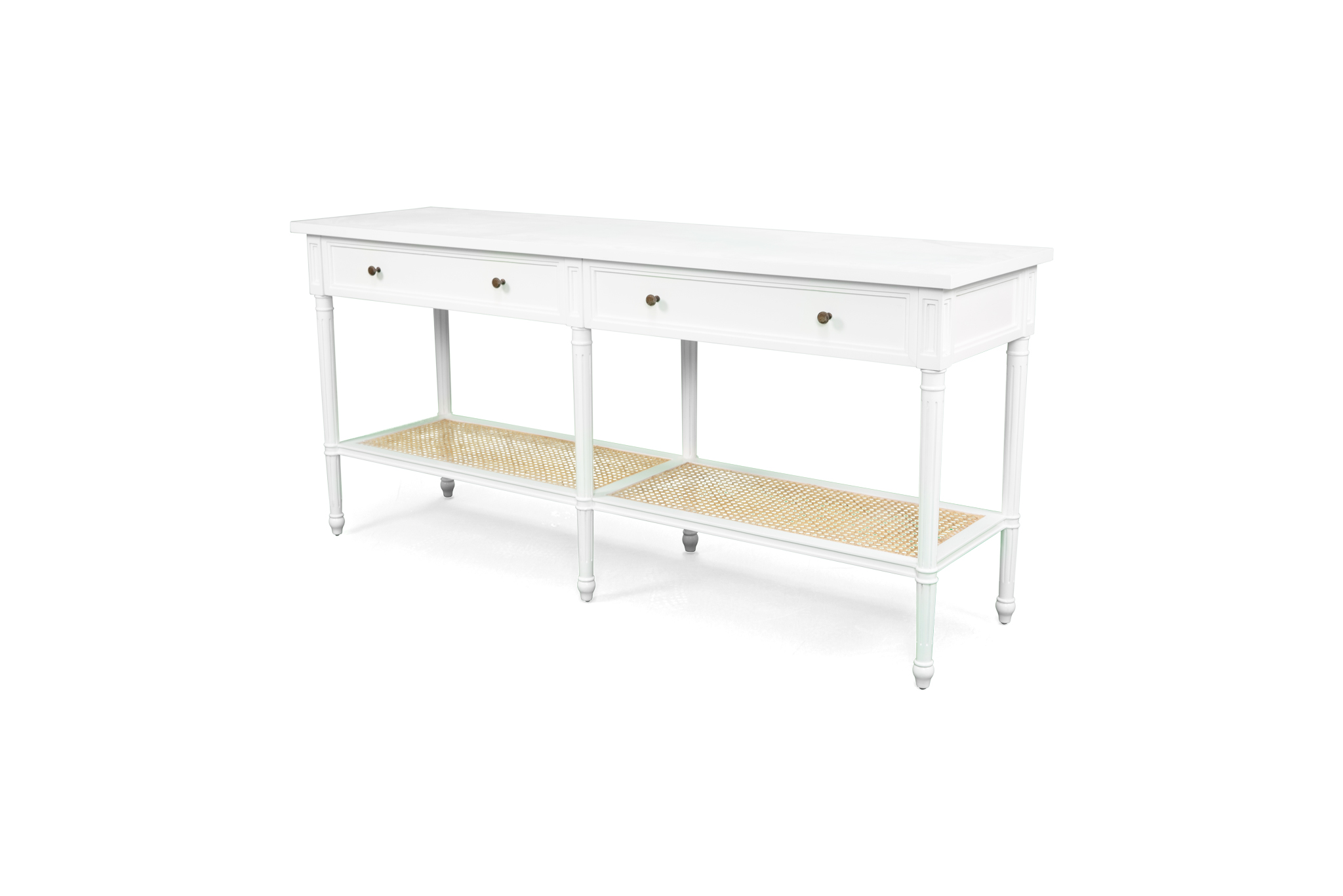 Hamilton Wide Console Table - White - 185cm - Image 5
