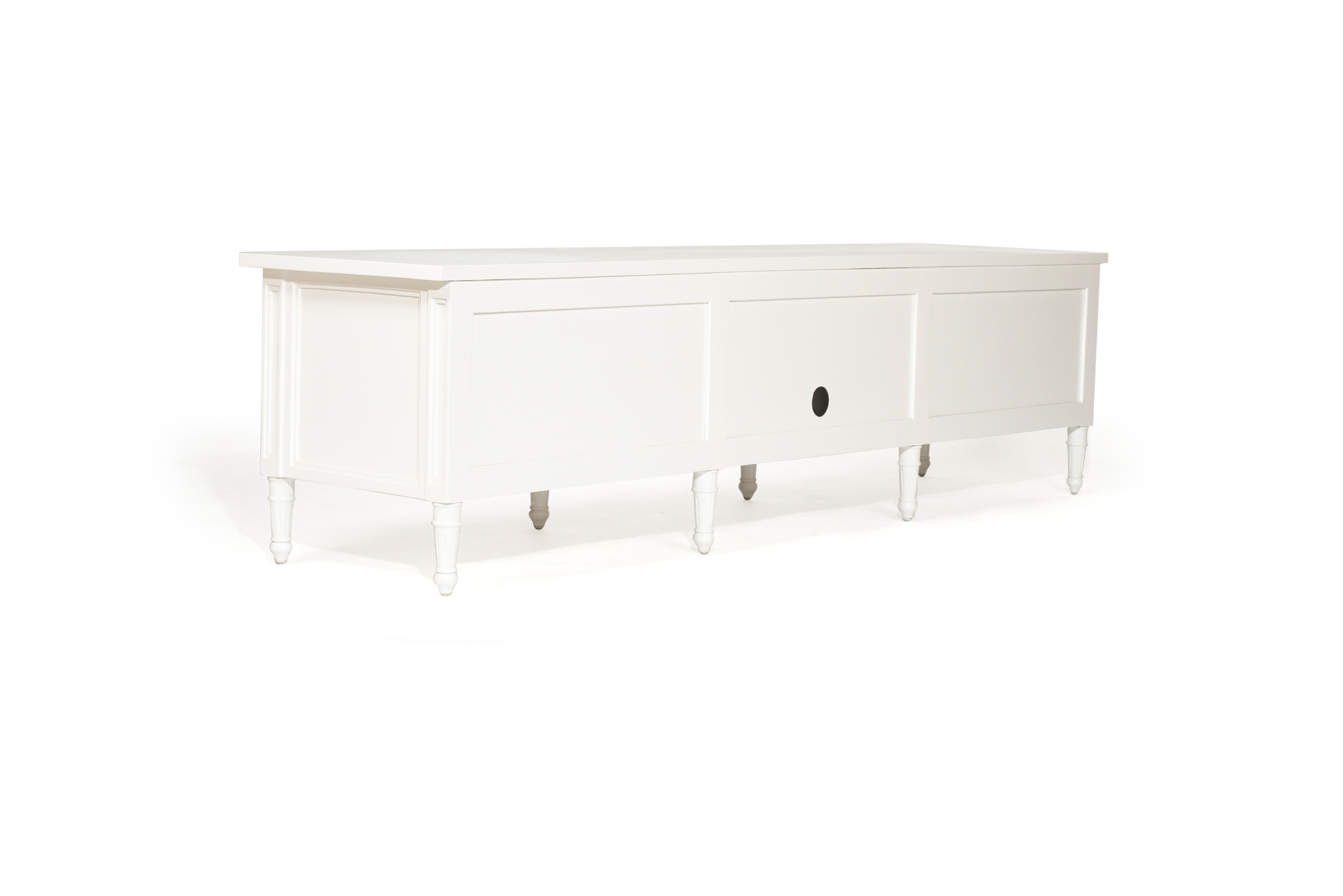 Hamilton Cane Entertainment Unit - White - Image 6