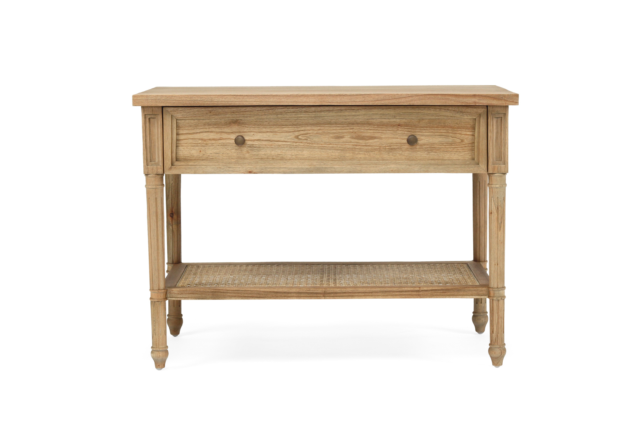 Hamilton Nightstand / Bedside - Weathered Oak - 91cm