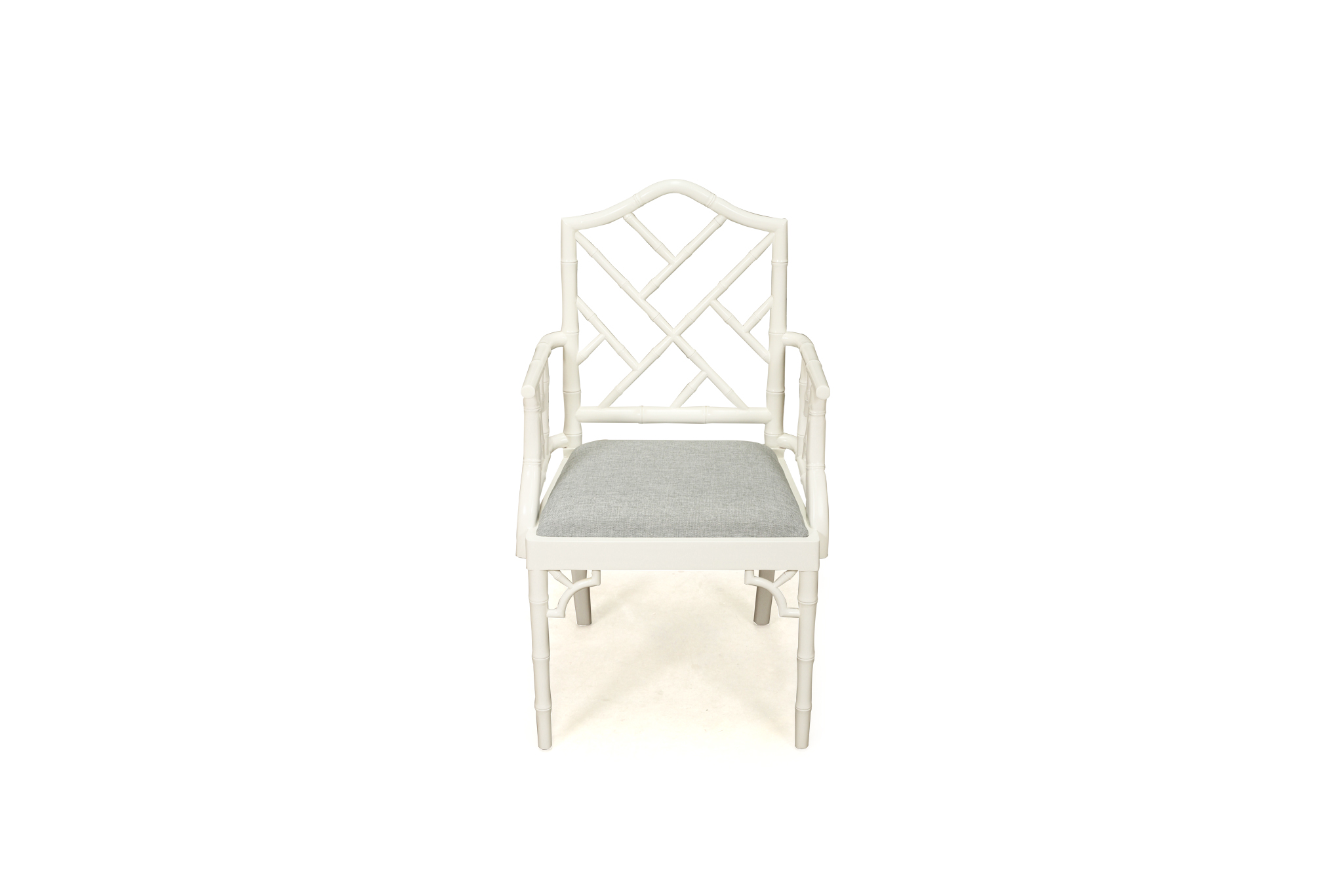 Chippendale Armchair - White - Image 7