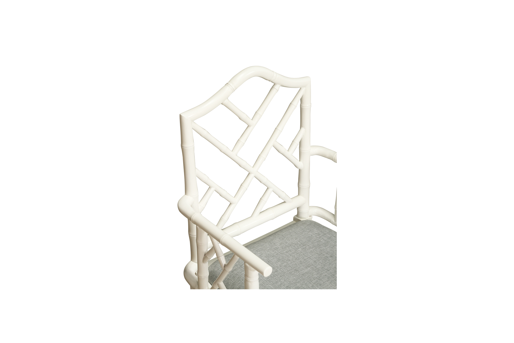 Chippendale Armchair - White - Image 8
