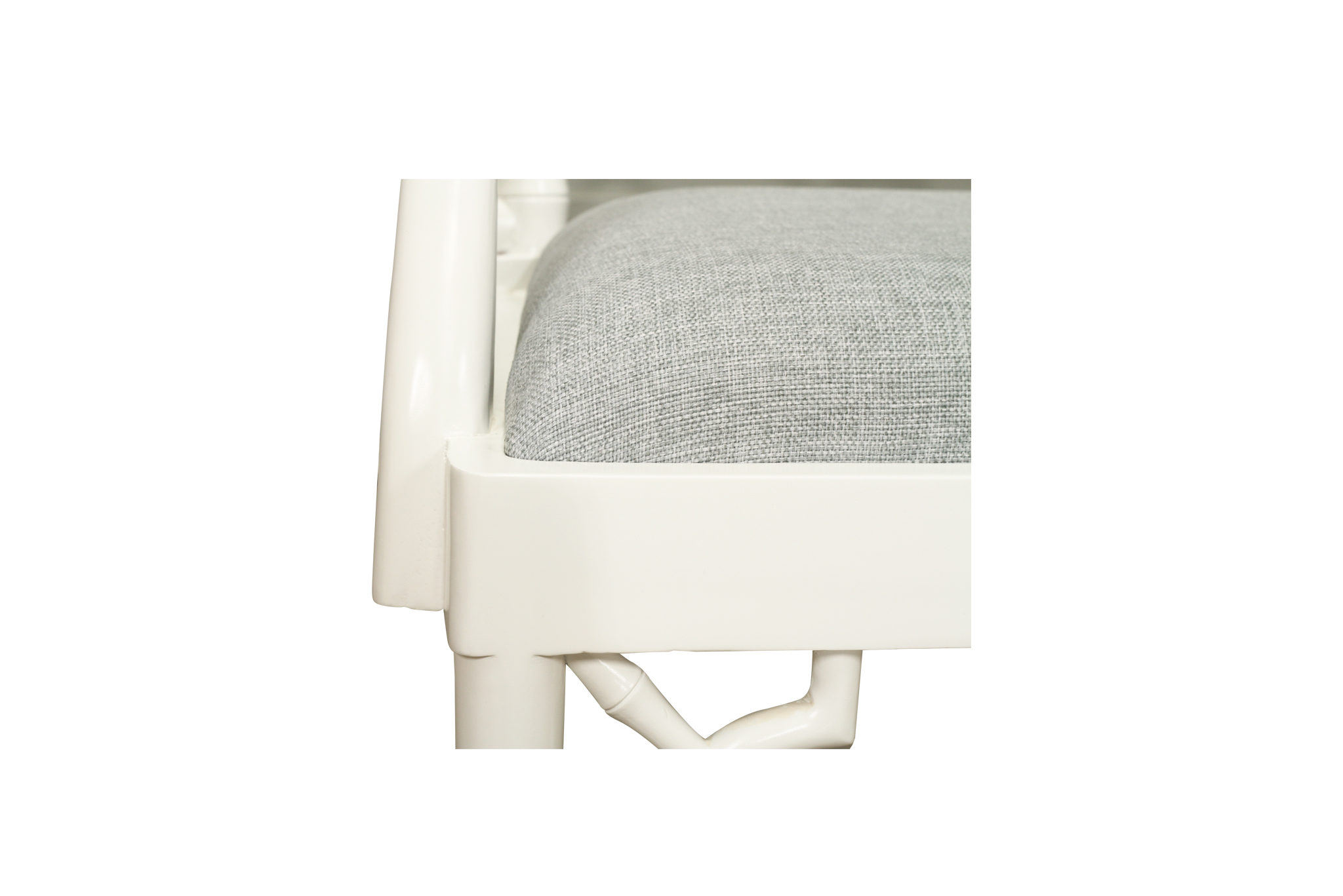 Chippendale Armchair - White - Image 9