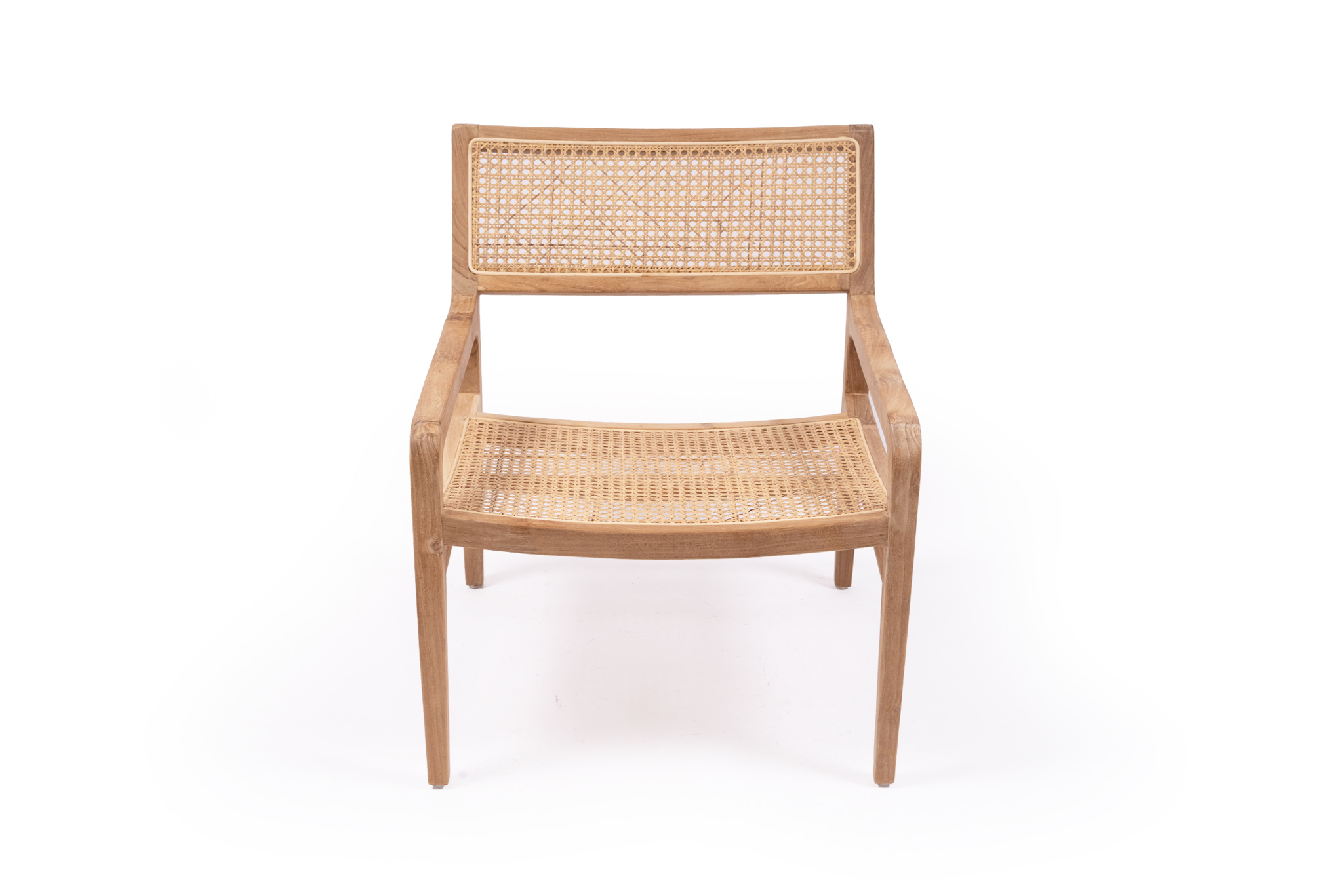 Sambar Armchair - Teak and Rattan - Image 9