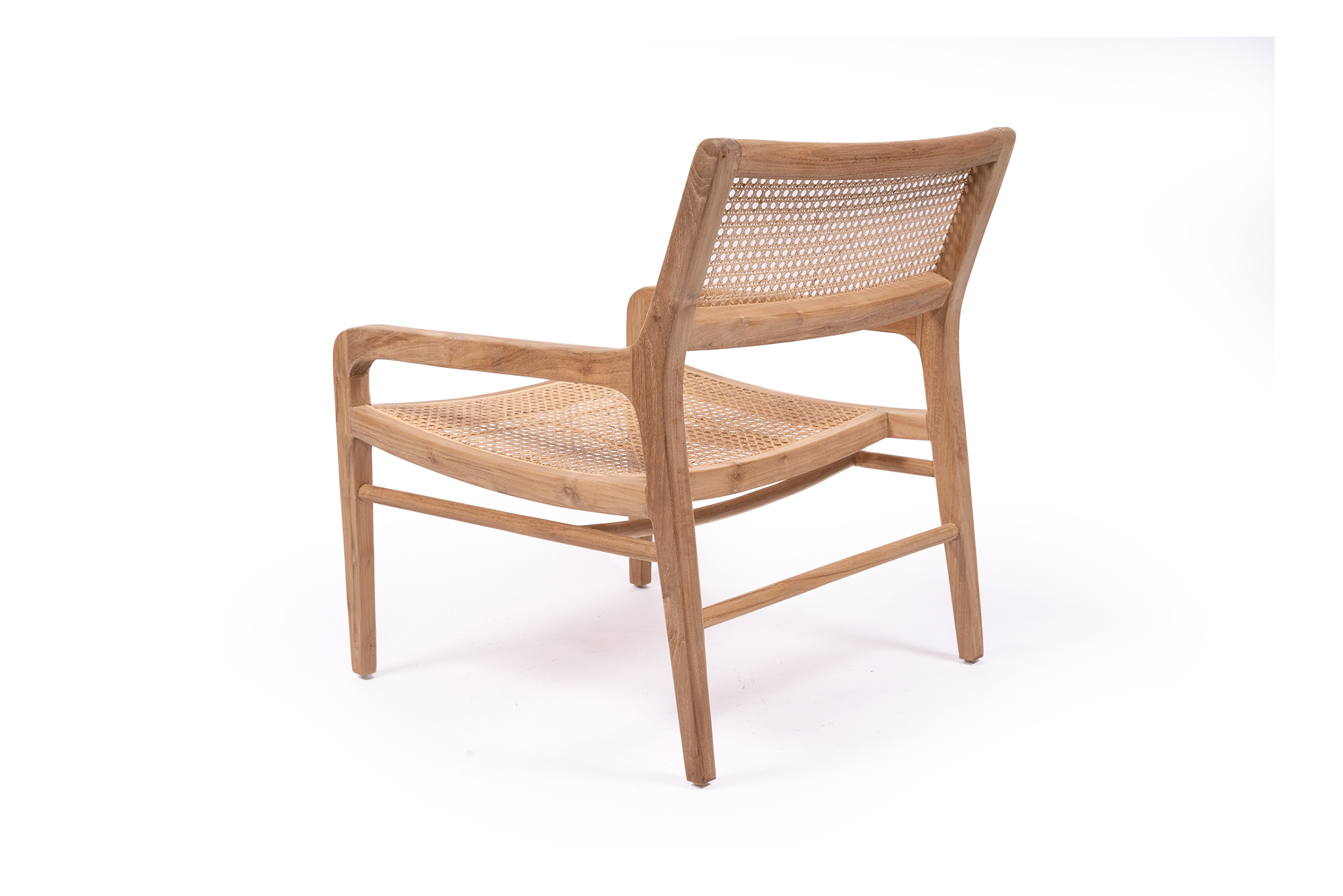 Sambar Armchair - Teak and Rattan - Image 5