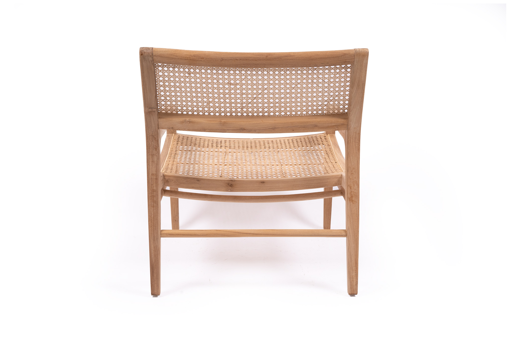 Sambar Armchair - Teak and Rattan - Image 6