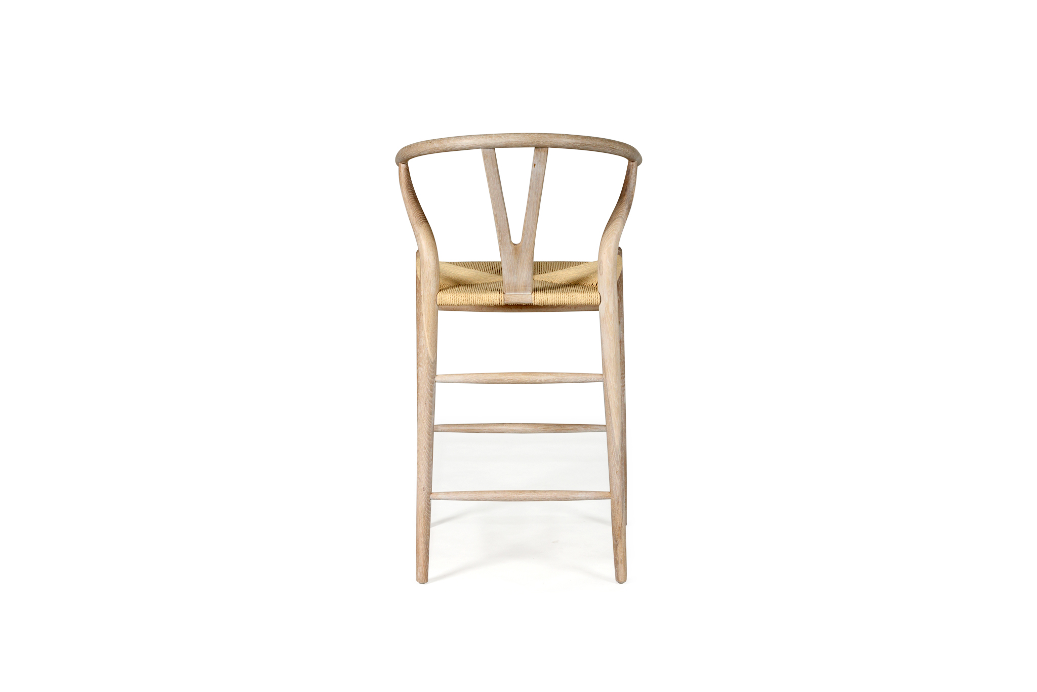 Wishbone Counter Stool - White Coastal Oak - Image 6