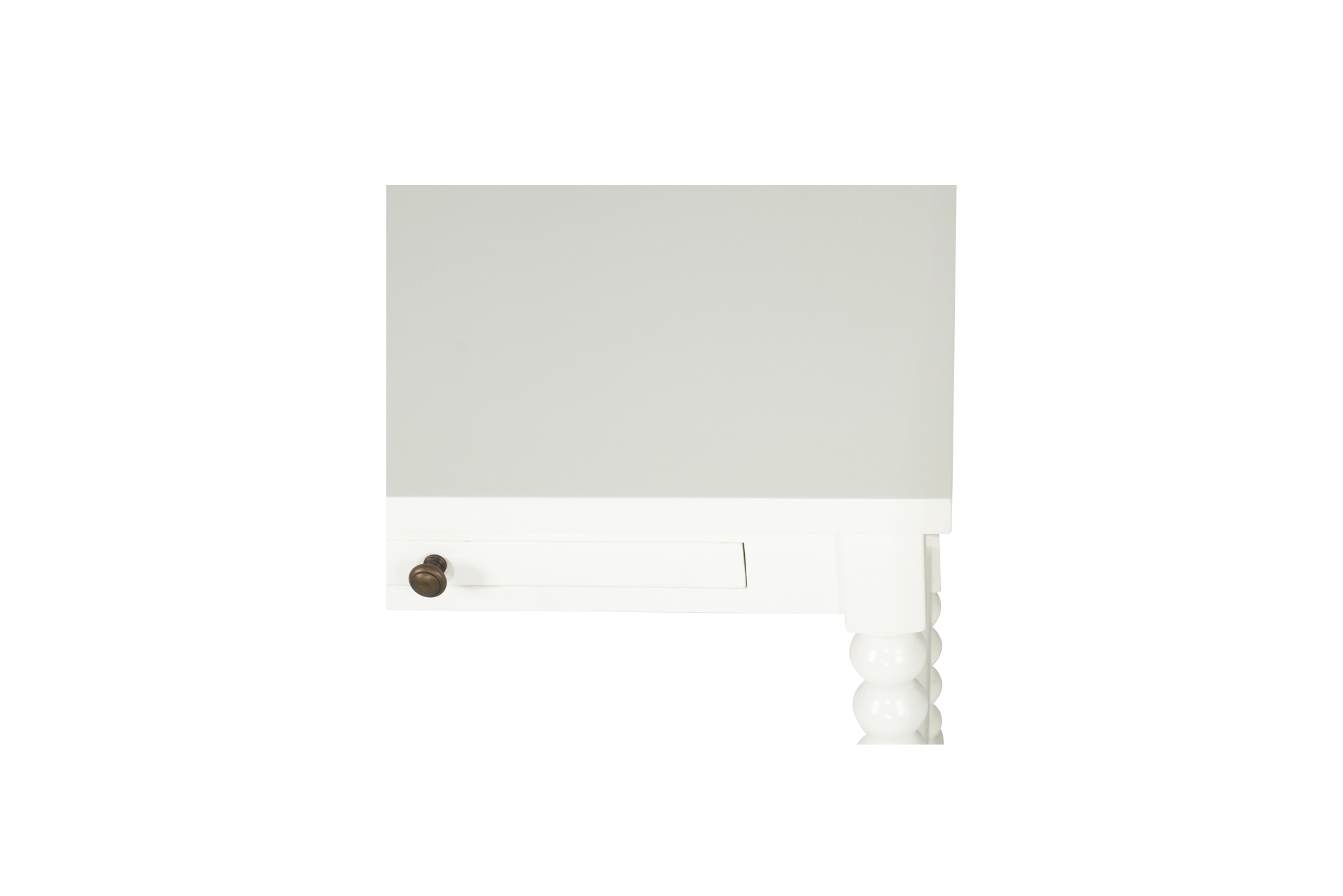 Stradbroke Bobbin Bedside Table - White - Image 7