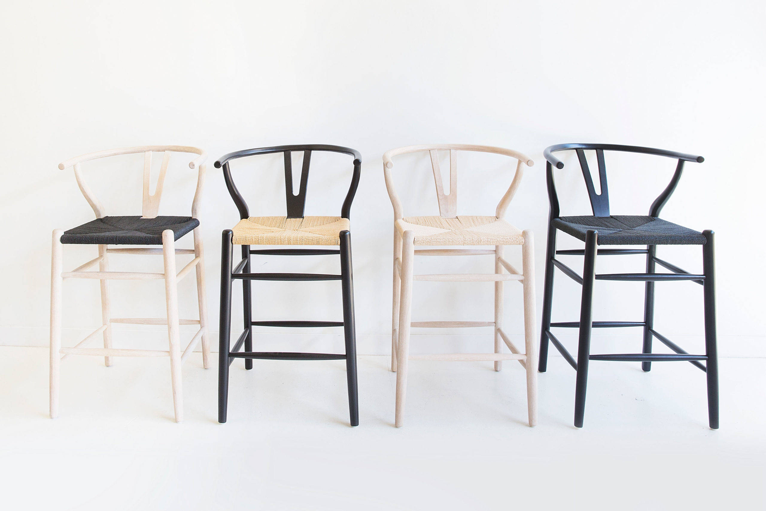 wishbone counter stool