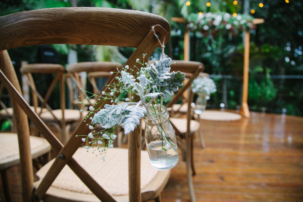 Natural Oak Cross Back Chair